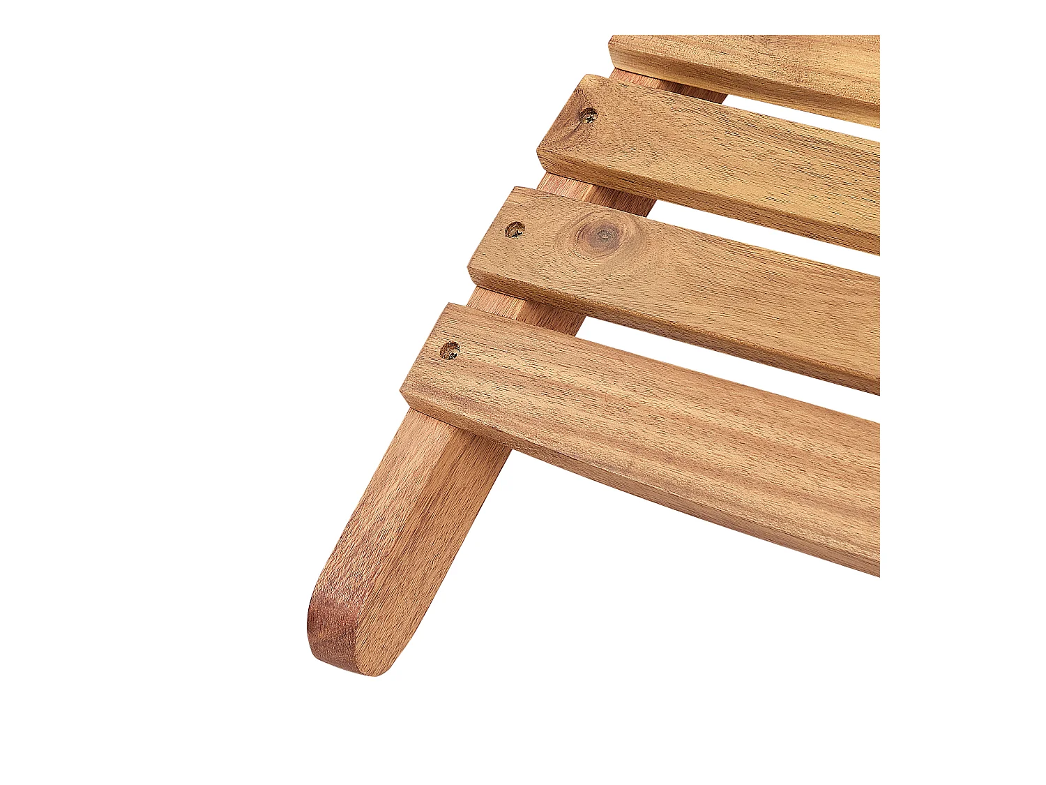 Sonnenliege mit Kissen LUINO Akazienholz Grau