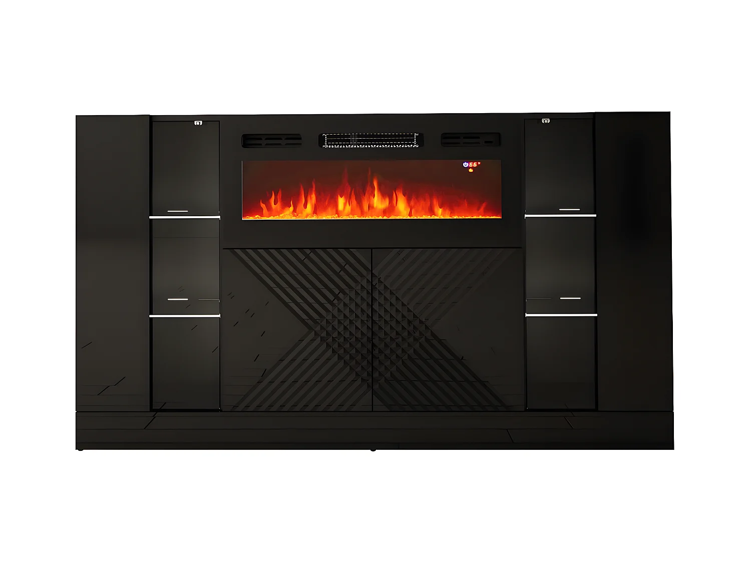 Buffet DIUNA SB160 4D 160x35x90 Noir