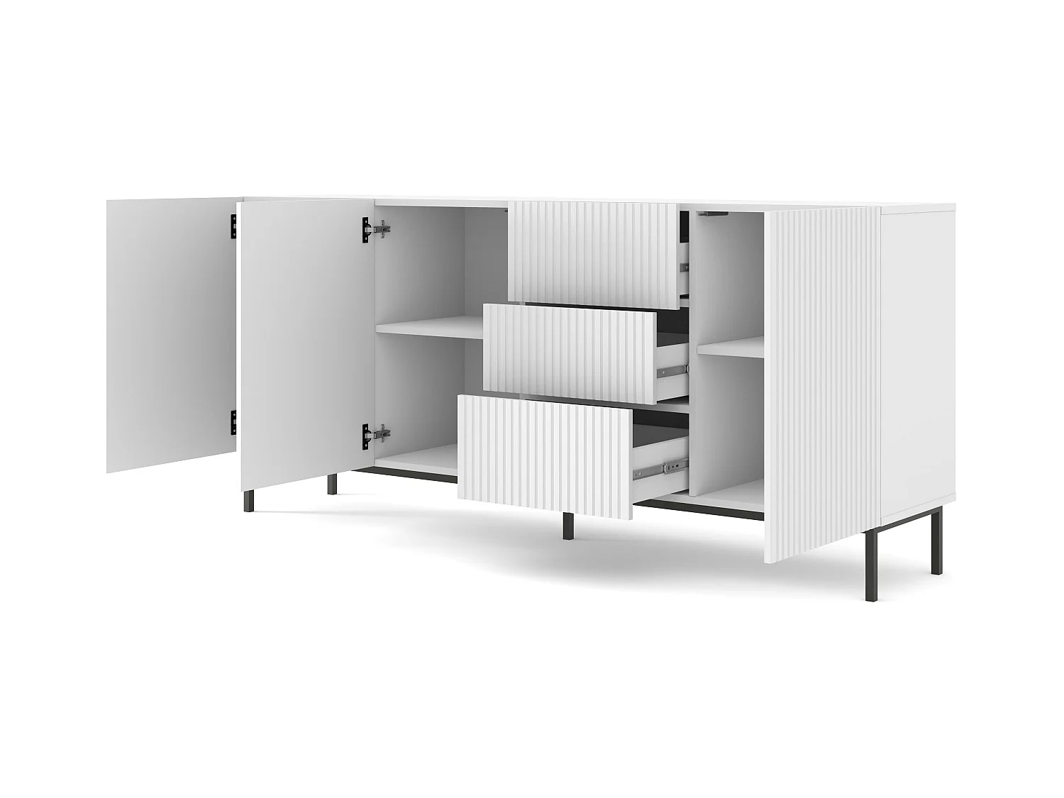 Buffet RAVENNA B SB200 3D3D 200x42x89 Blanc