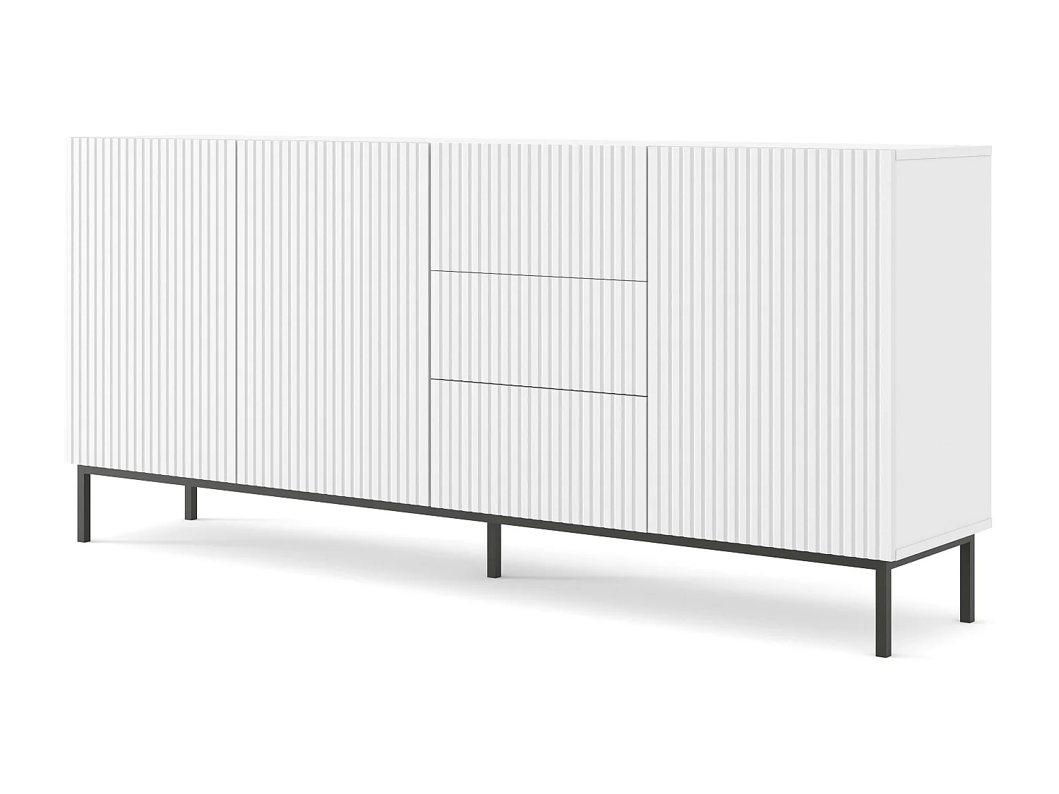Sideboard RAVENNA B SB200 3D3D 200x42x89 Weiß