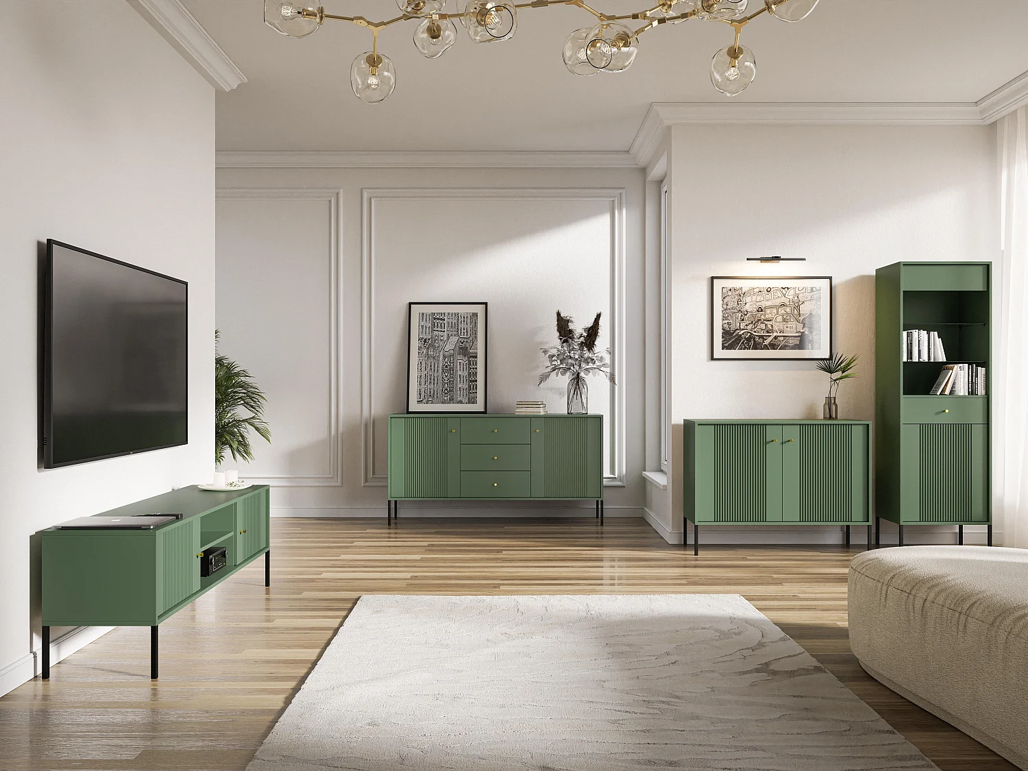 Buffet ISEO SB104 2D 104x39x79 Vert