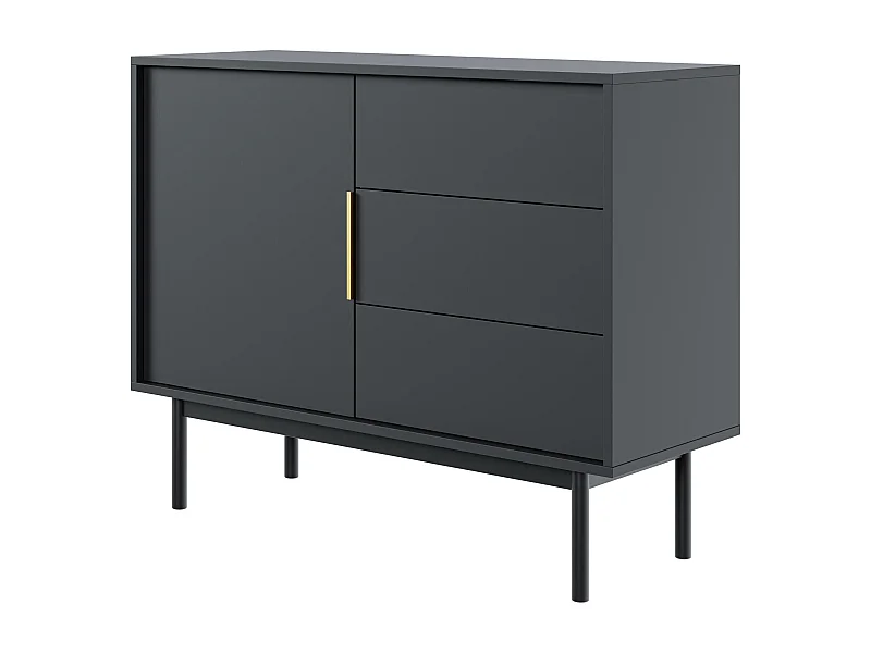 Buffet VIVA SB104 1D3D 104x39x82 Noir