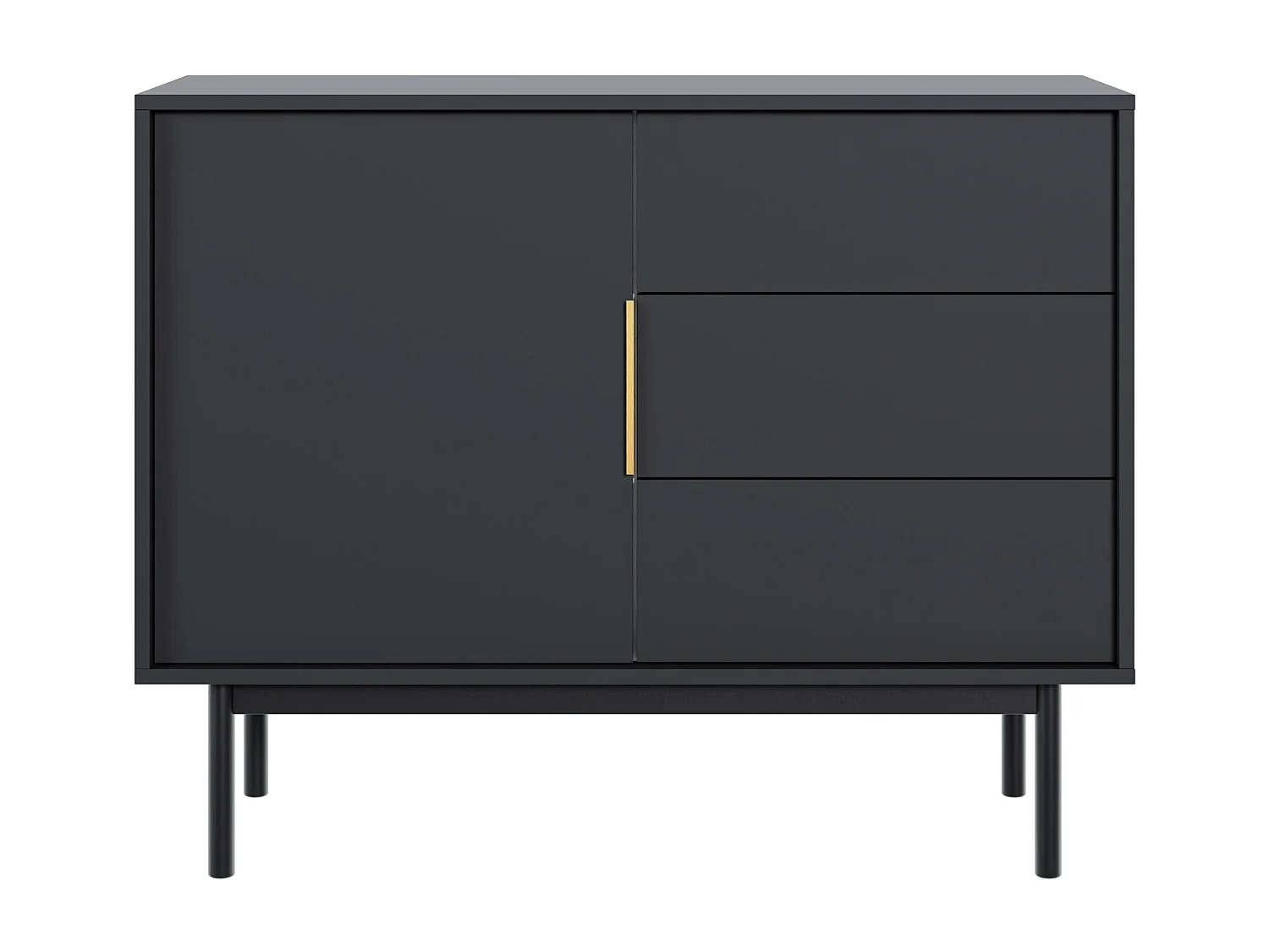 Buffet VIVA SB104 1D3D 104x39x82 Noir
