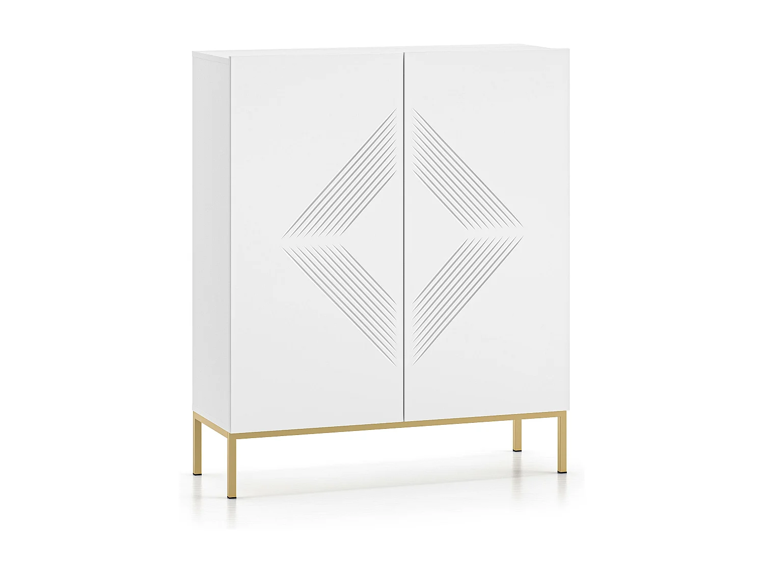 Dressoir CLEARING SB100 2D 100x37x120 Wit