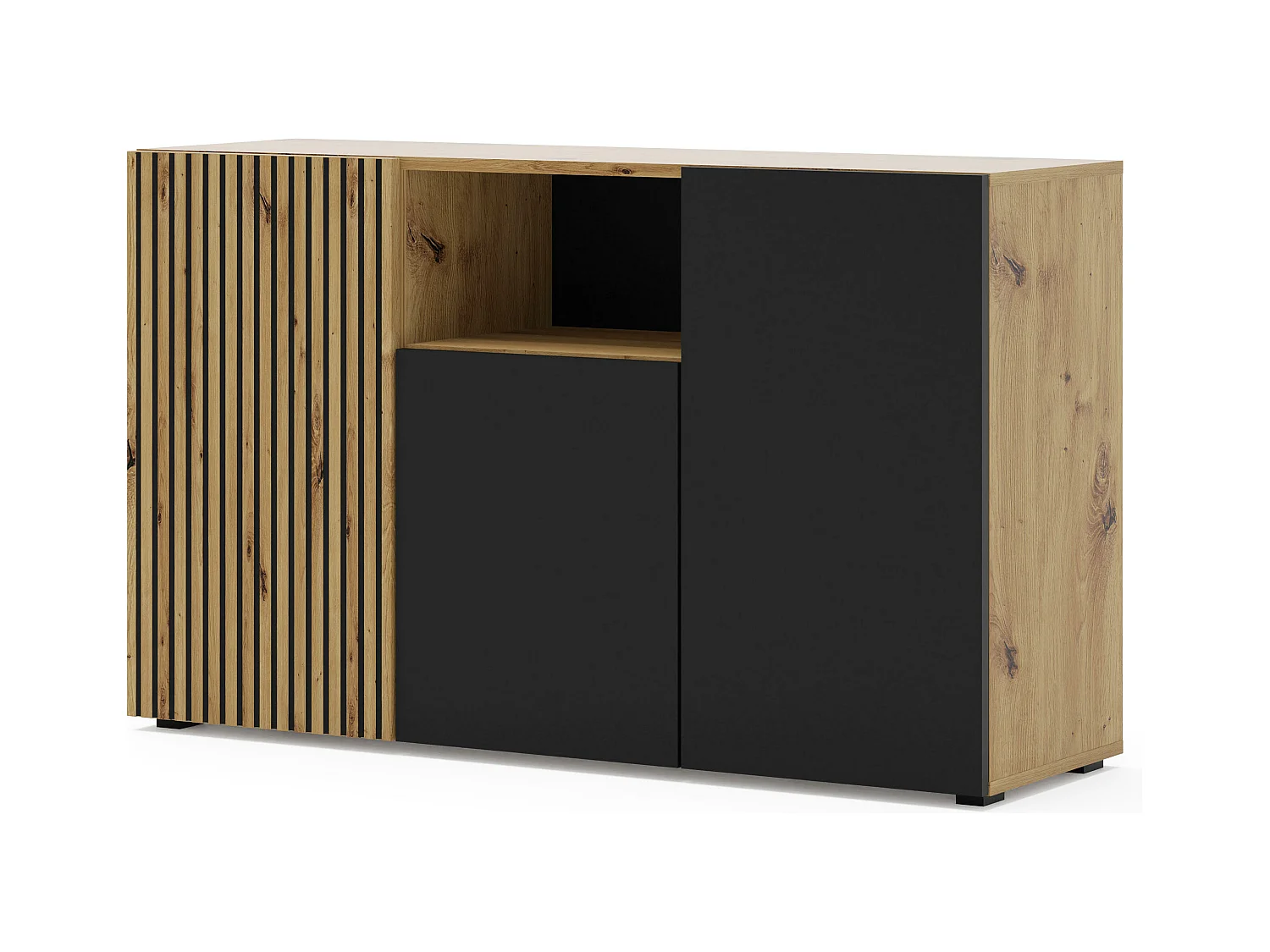 Dressoir AURIS SB135 3D 135x42x82 Beige