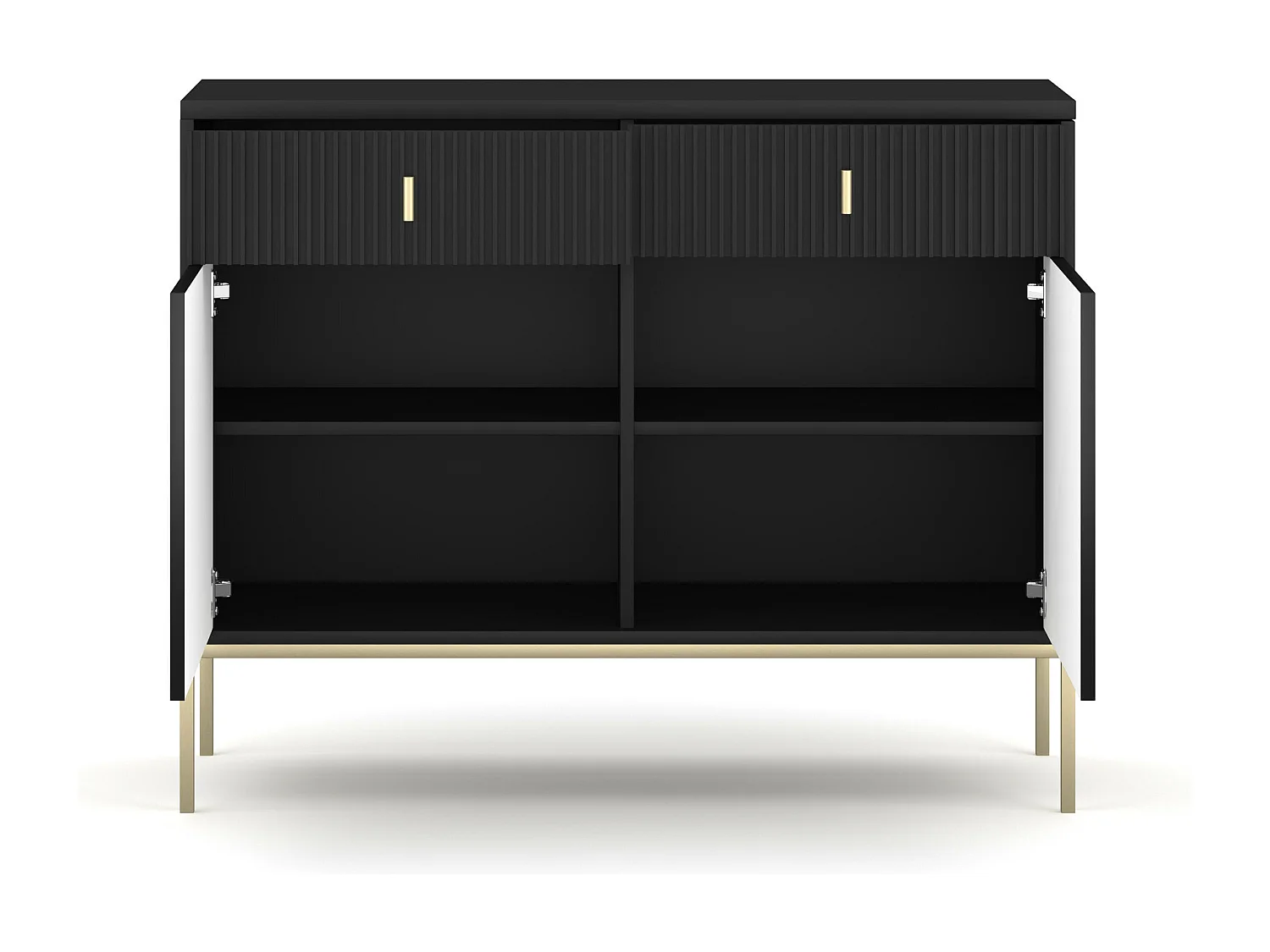 Dressoir MAGGIORE SB104 2D2D 104x39x83 Zwart