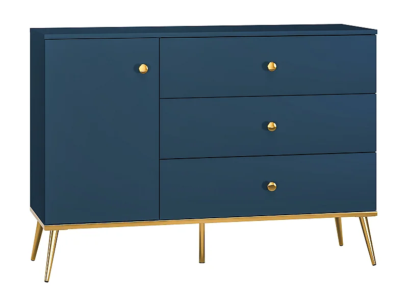 Credenza MARINE SB120 1D3D 120x40x85 Blu