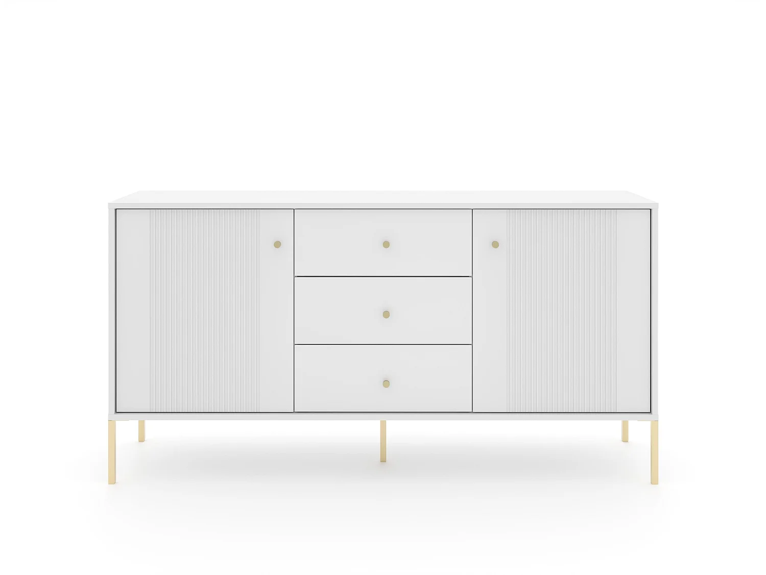 Dressoir ISEO SB154 2D3D 154x39x79 Wit