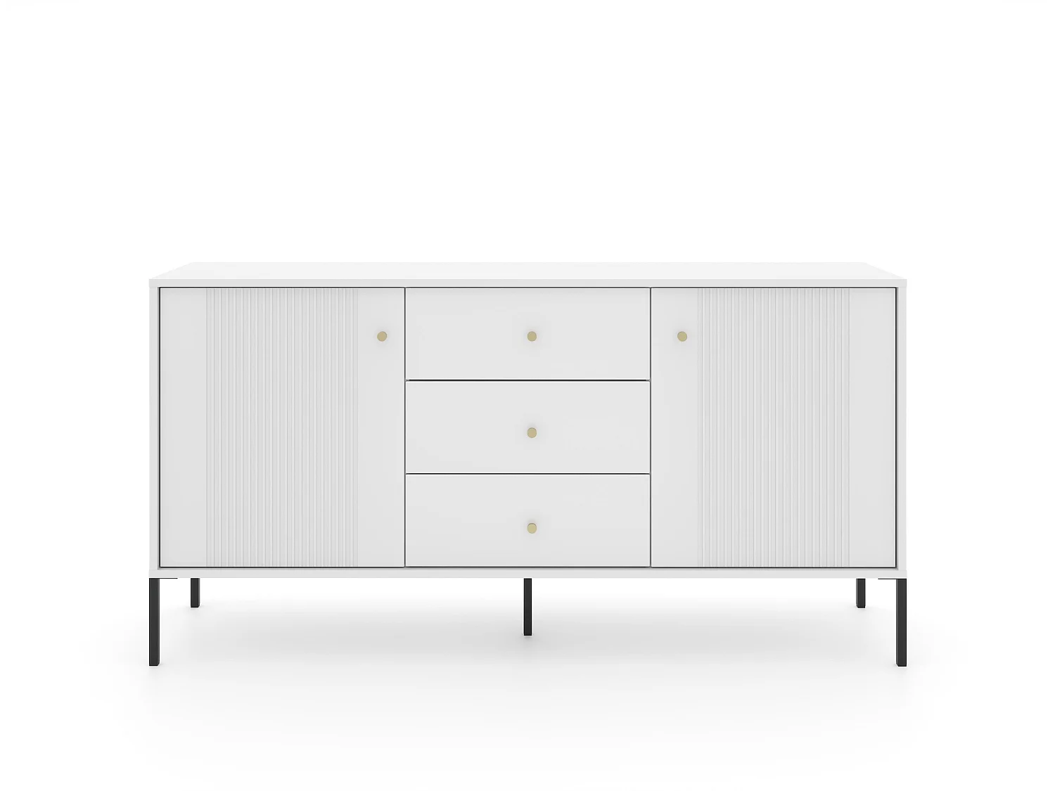 Credenza ISEO SB154 2D3D 154x39x79 Bianco