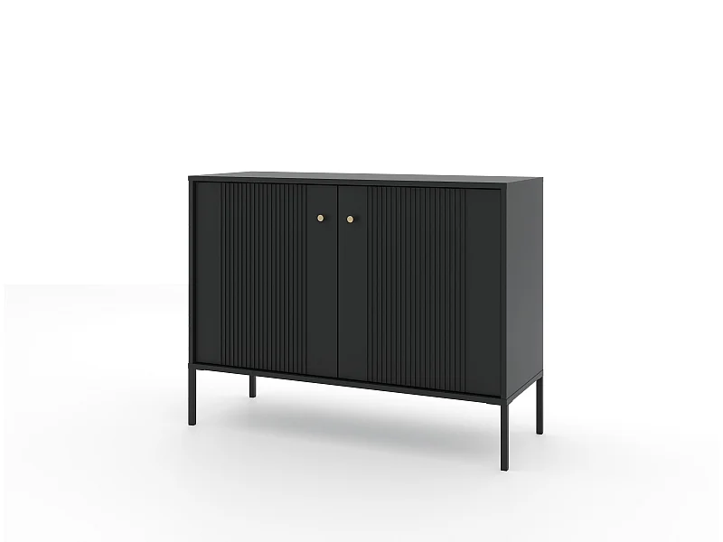 Buffet ISEO SB104 2D 104x39x79 Noir