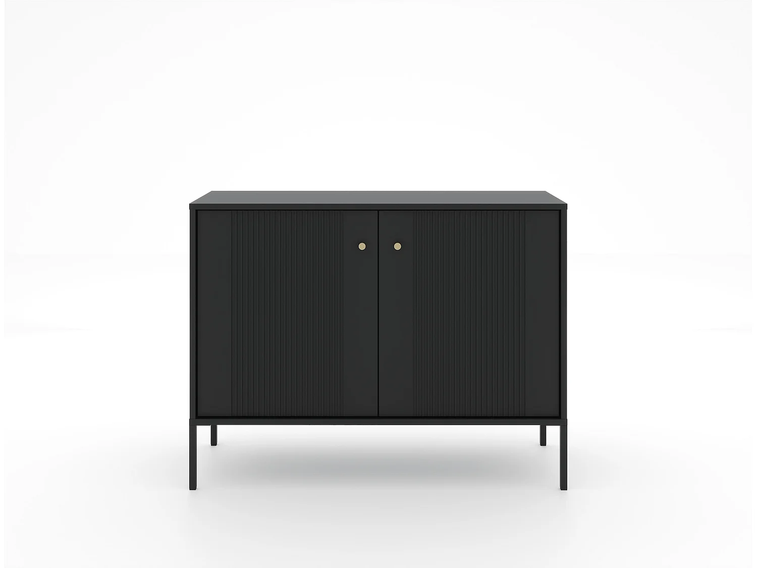 Buffet ISEO SB104 2D 104x39x79 Noir