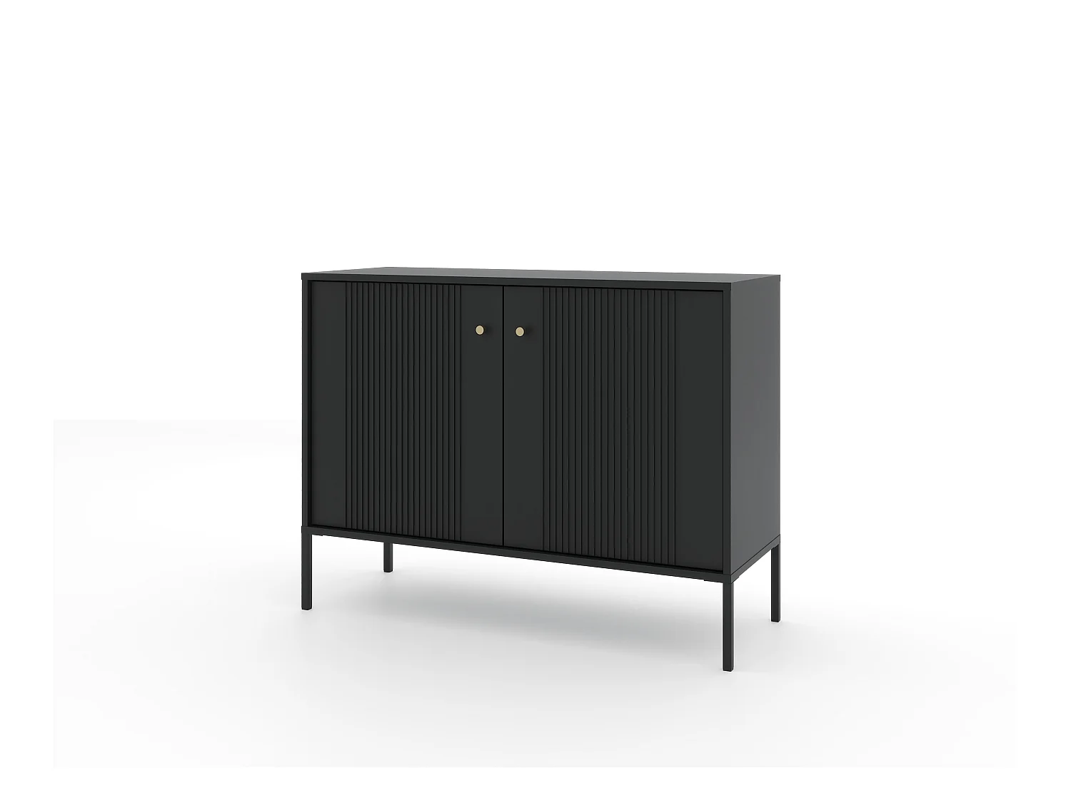 Buffet ISEO SB104 2D 104x39x79 Noir