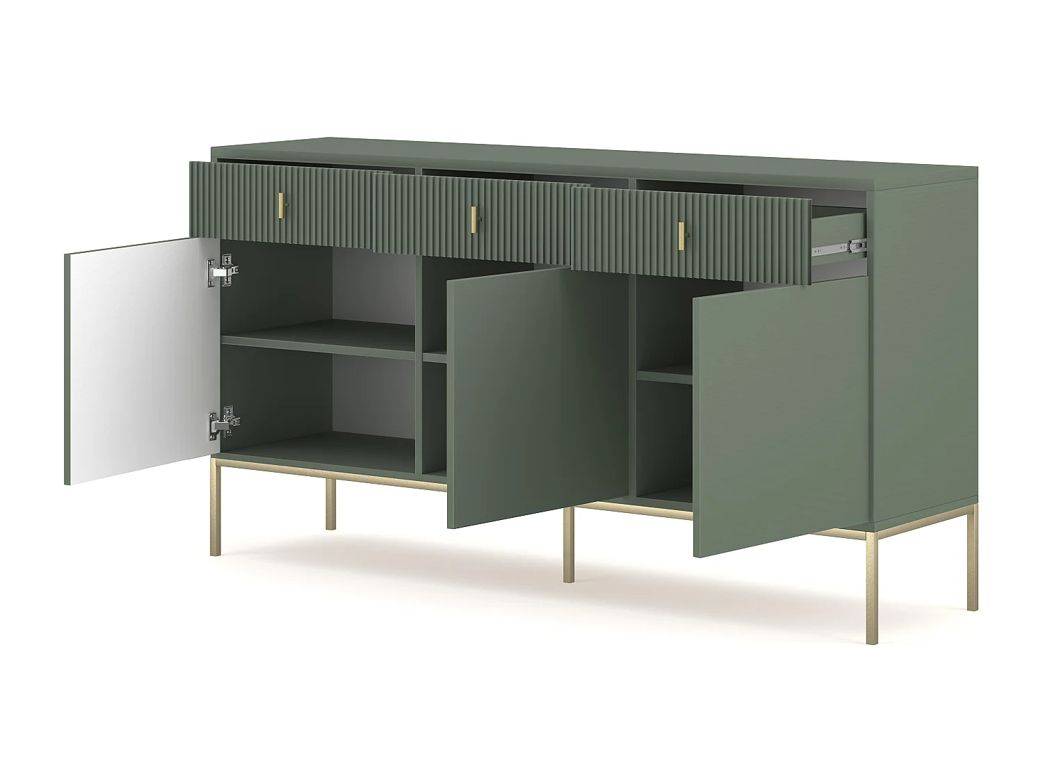 Aparador MAGGIORE SB154 3D3D 154x39x83 Verde