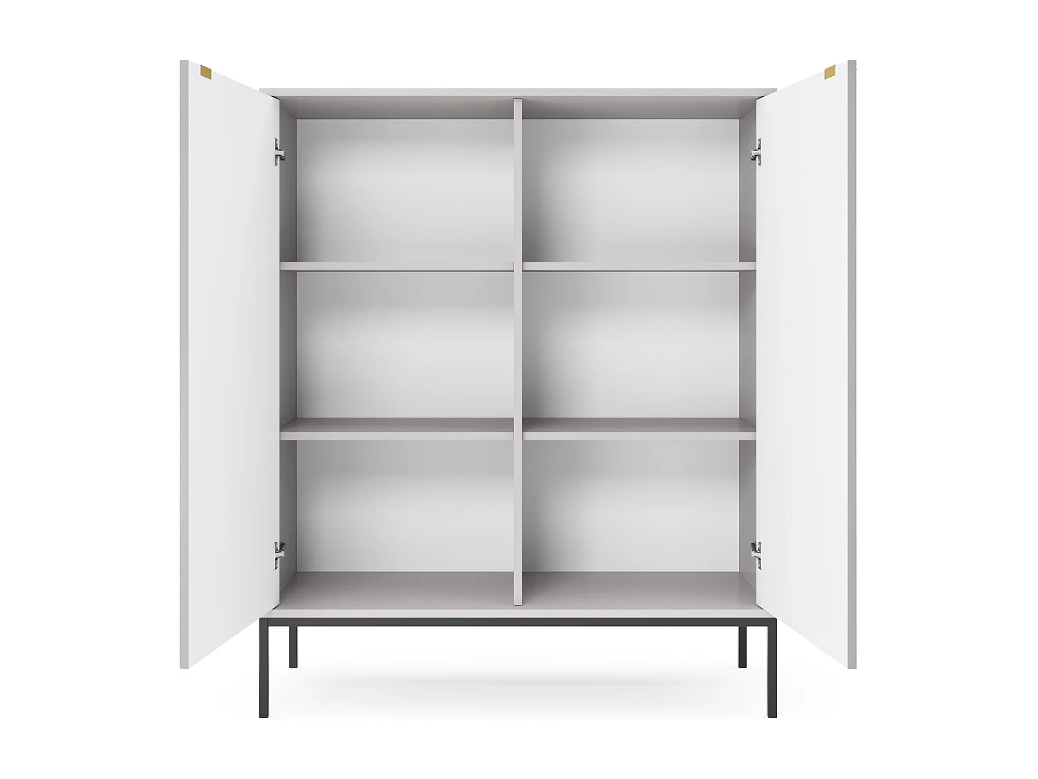 Buffet AVON SB104 2D 104x39x125 Blanc