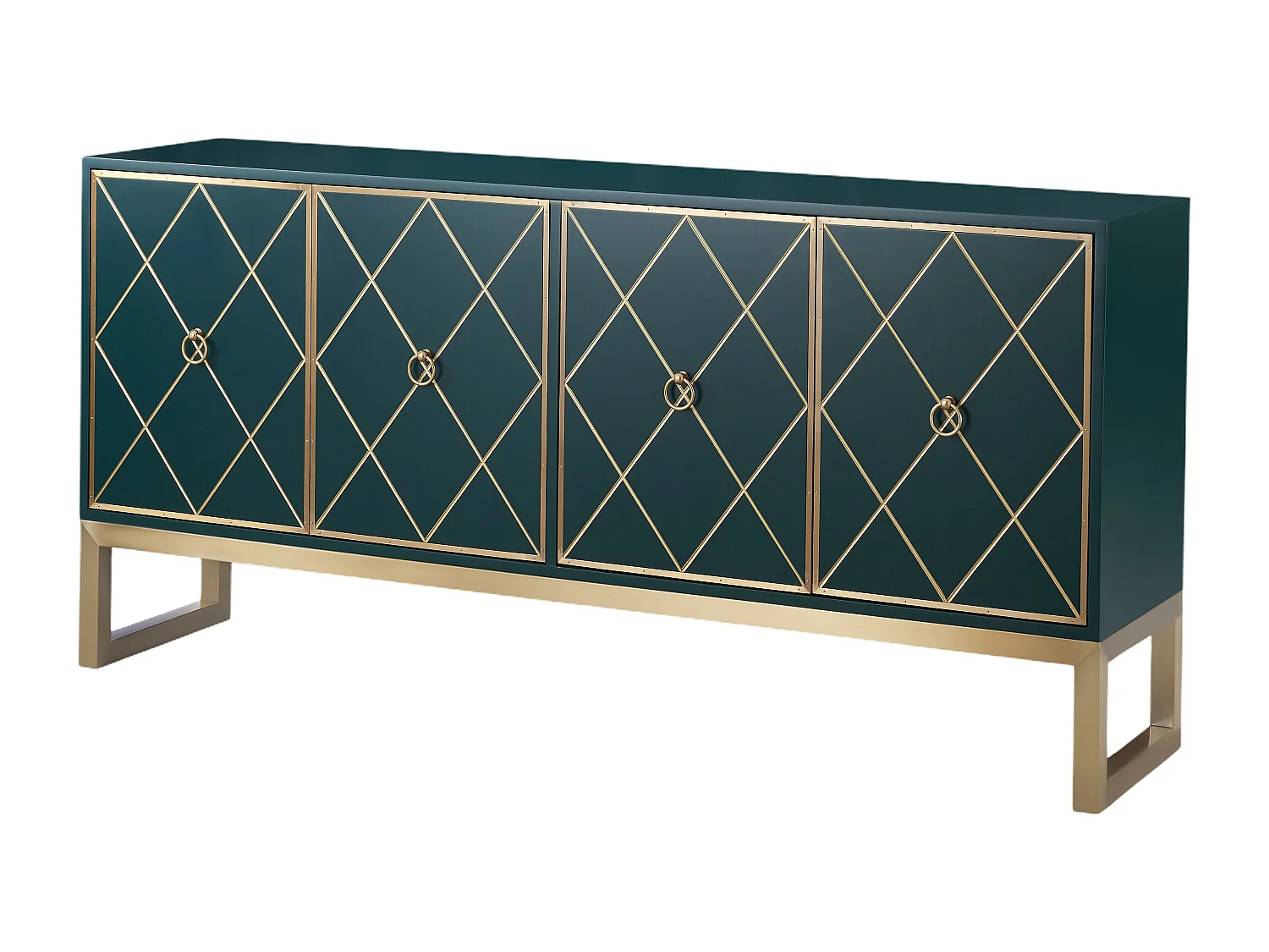 Aparador STILIG SB180 4D 180x40x86 Verde