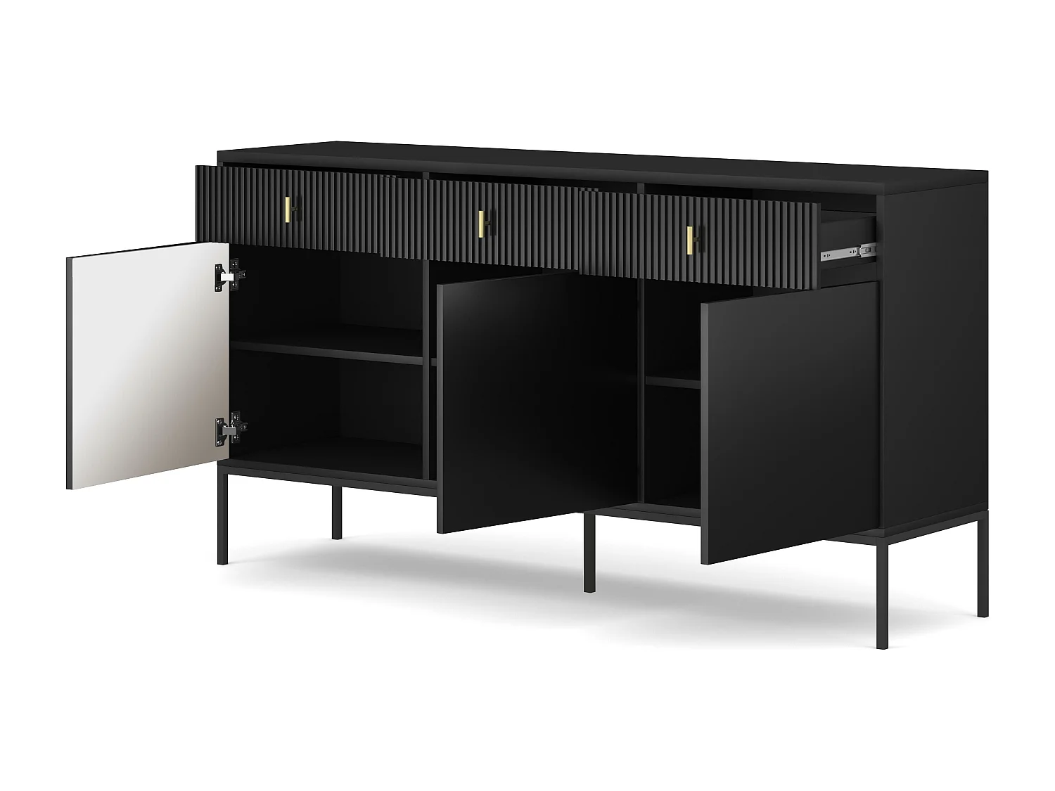 Buffet MAGGIORE SB154 3D3D 154x39x83 Noir