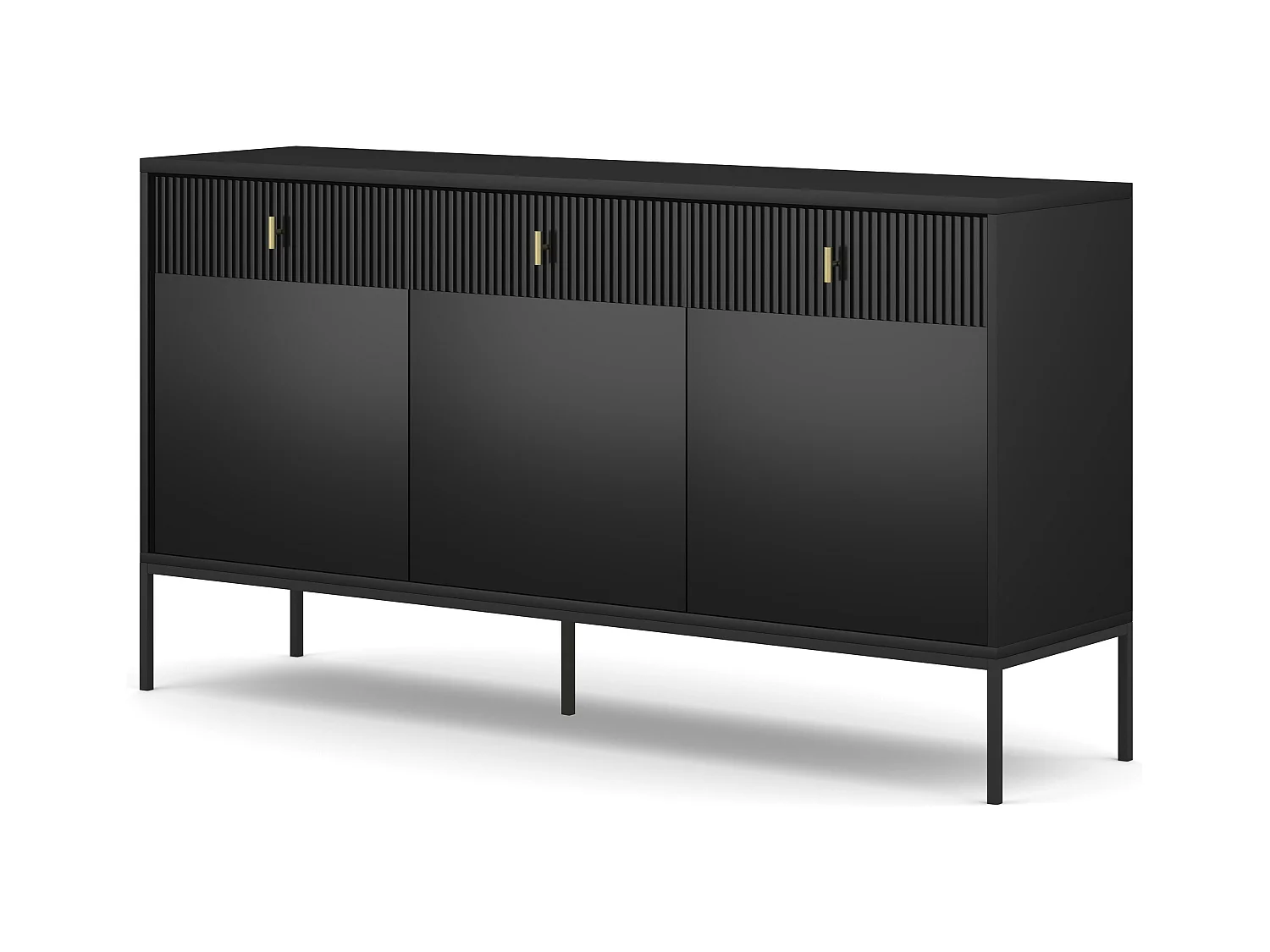 Dressoir MAGGIORE SB154 3D3D 154x39x83 Zwart