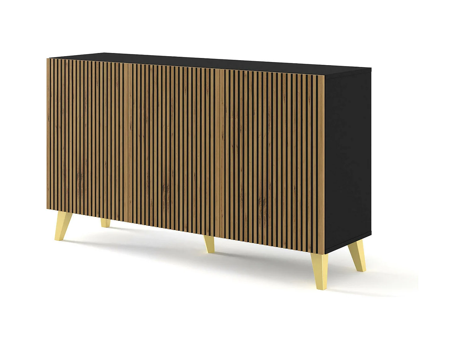 Buffet RAVENNA P SB150 3D 150x42x87 Noir