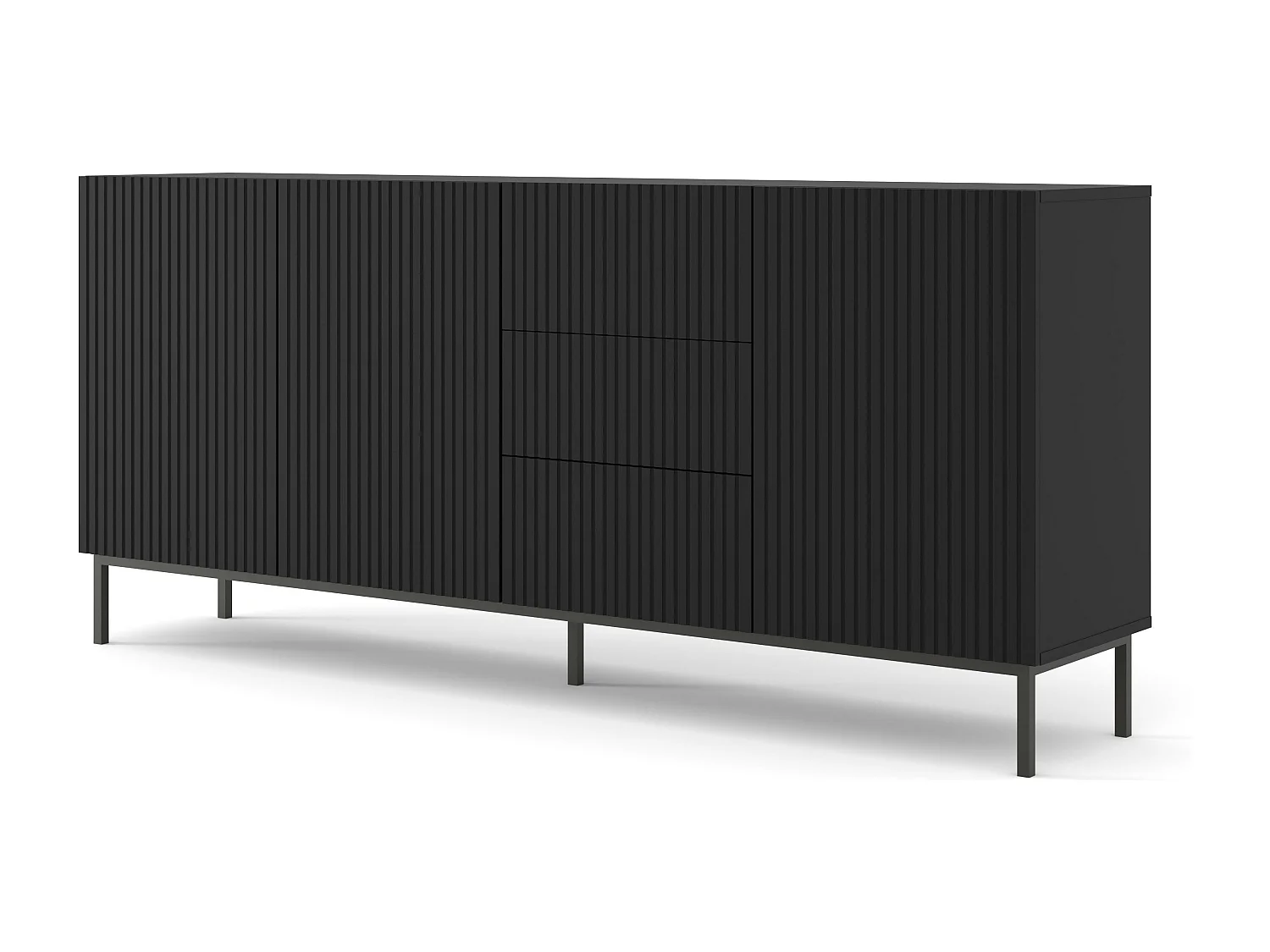Buffet RAVENNA B SB200 3D3D 200x42x89 Noir