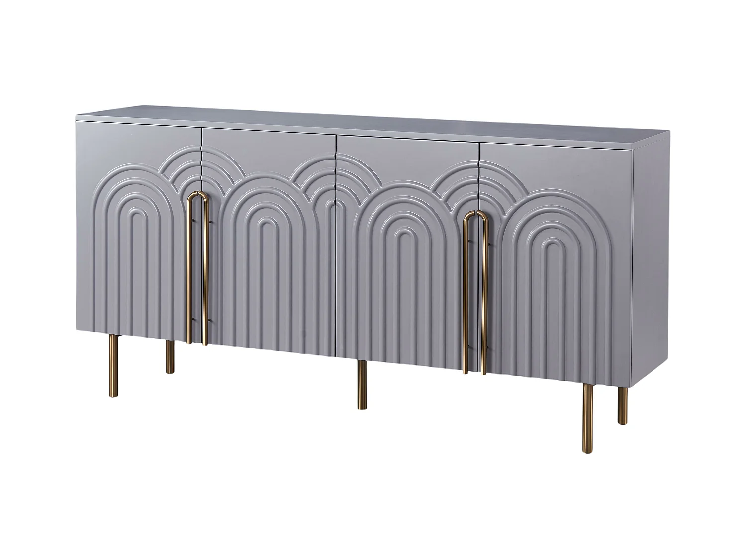 Aparador STILIG SB180 4D 180x40x88 Grisclaro