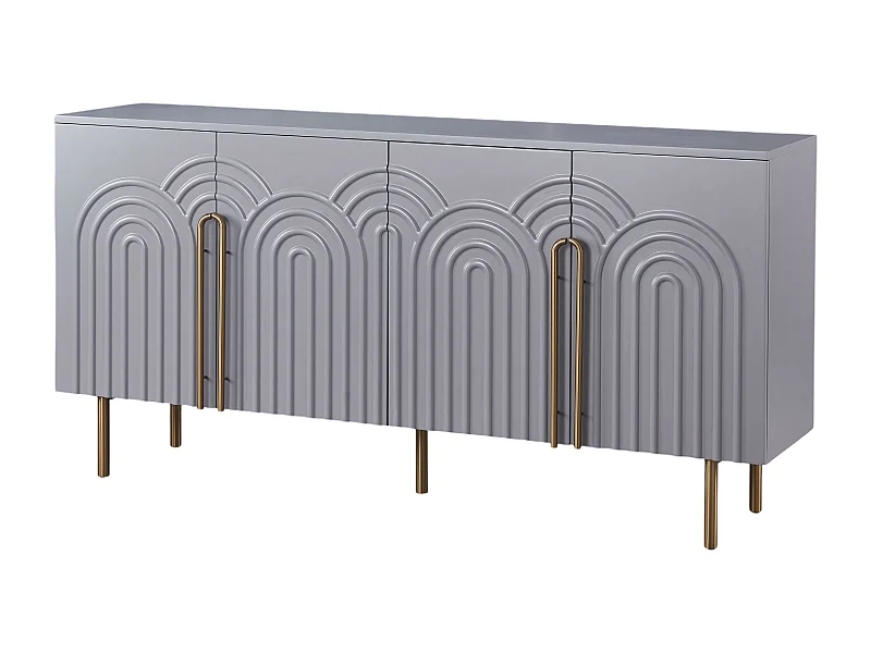 Buffet STILIG SB180 4D 180x40x88 Grisclair