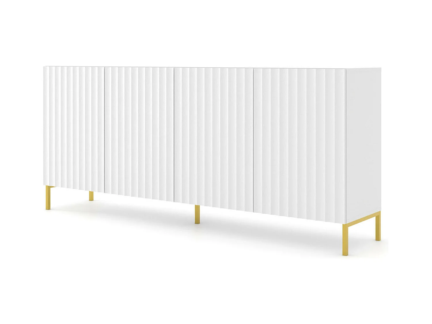 Buffet WAVE SB200 4D 200x42x87 Blanc