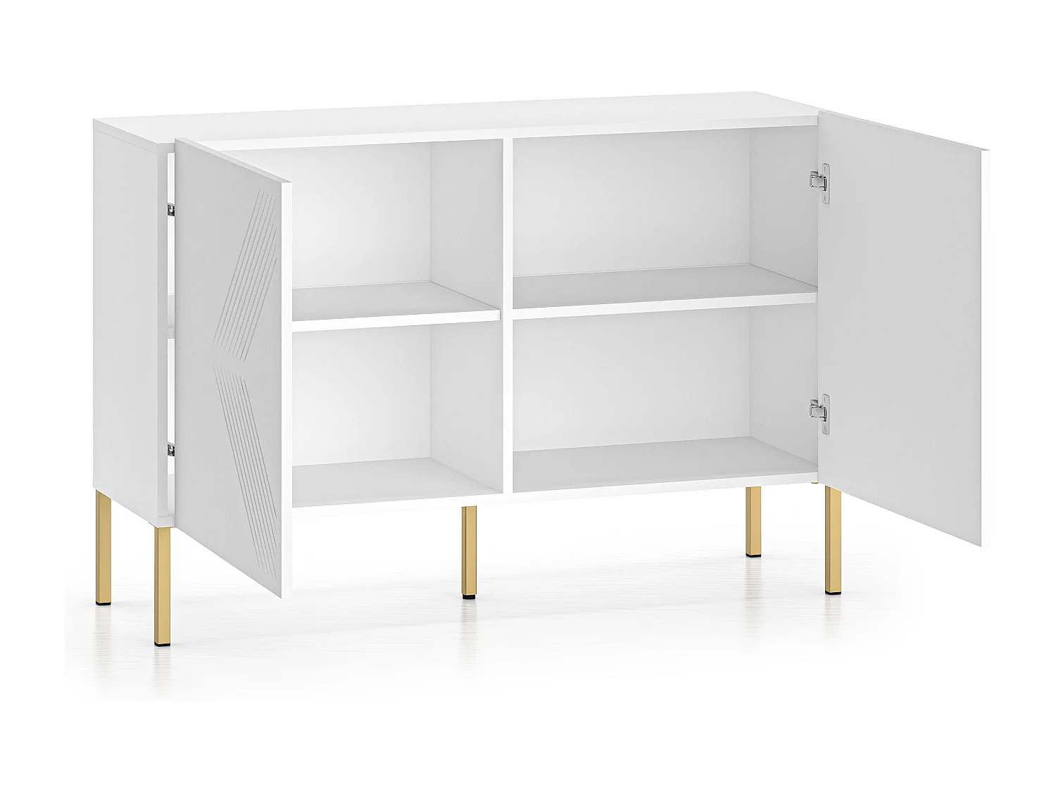 Sideboard CLEARING SB114 2D 114x37x77 Weiß