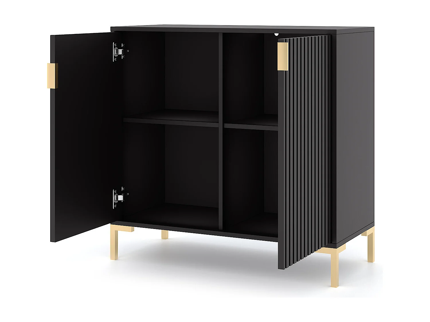 Buffet FLINN SB88 2D 88x40x86 Noir