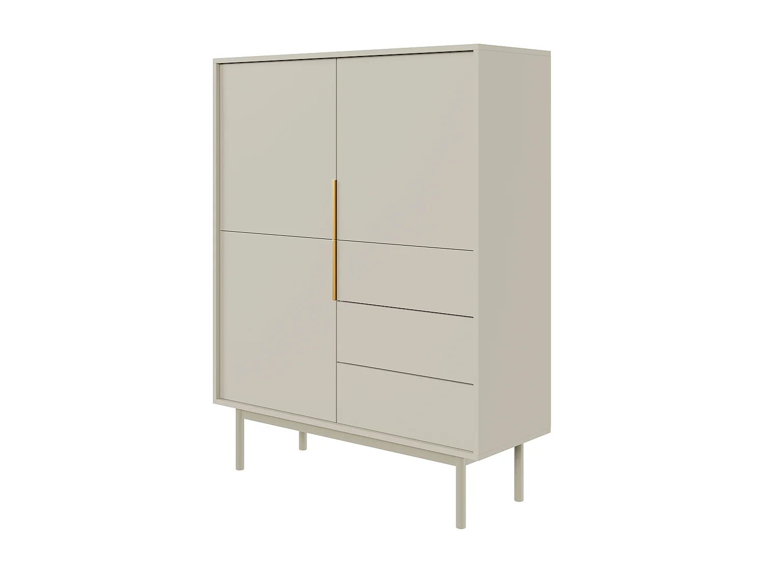 Dressoir VIVA SB104 3D3D 104x39x140 Beige