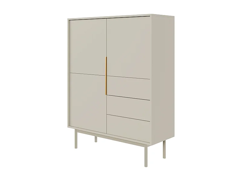 Credenza VIVA SB104 3D3D 104x39x140 Beige