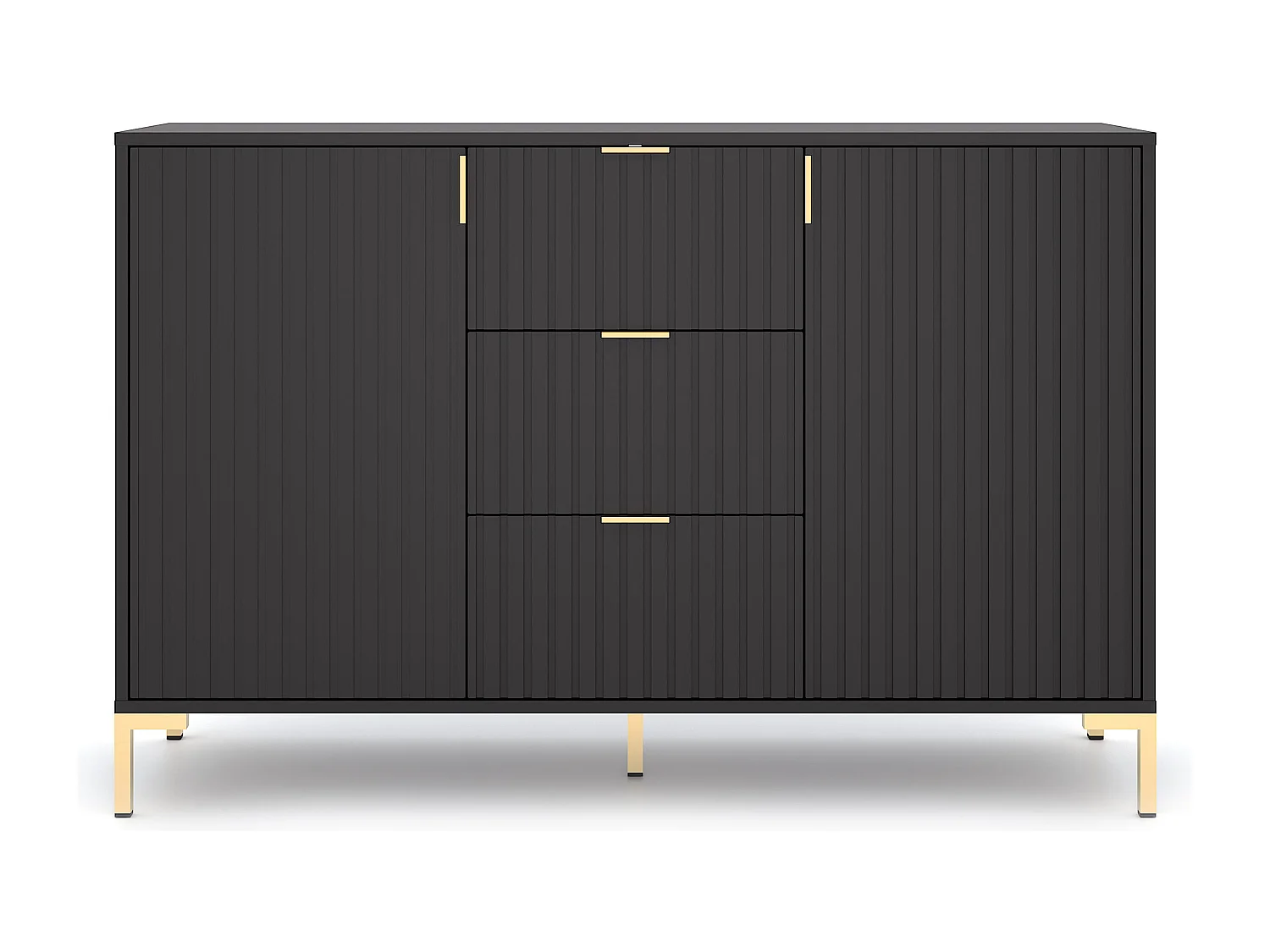 Buffet FLINN SB130 2D3D 130x40x86 Noir