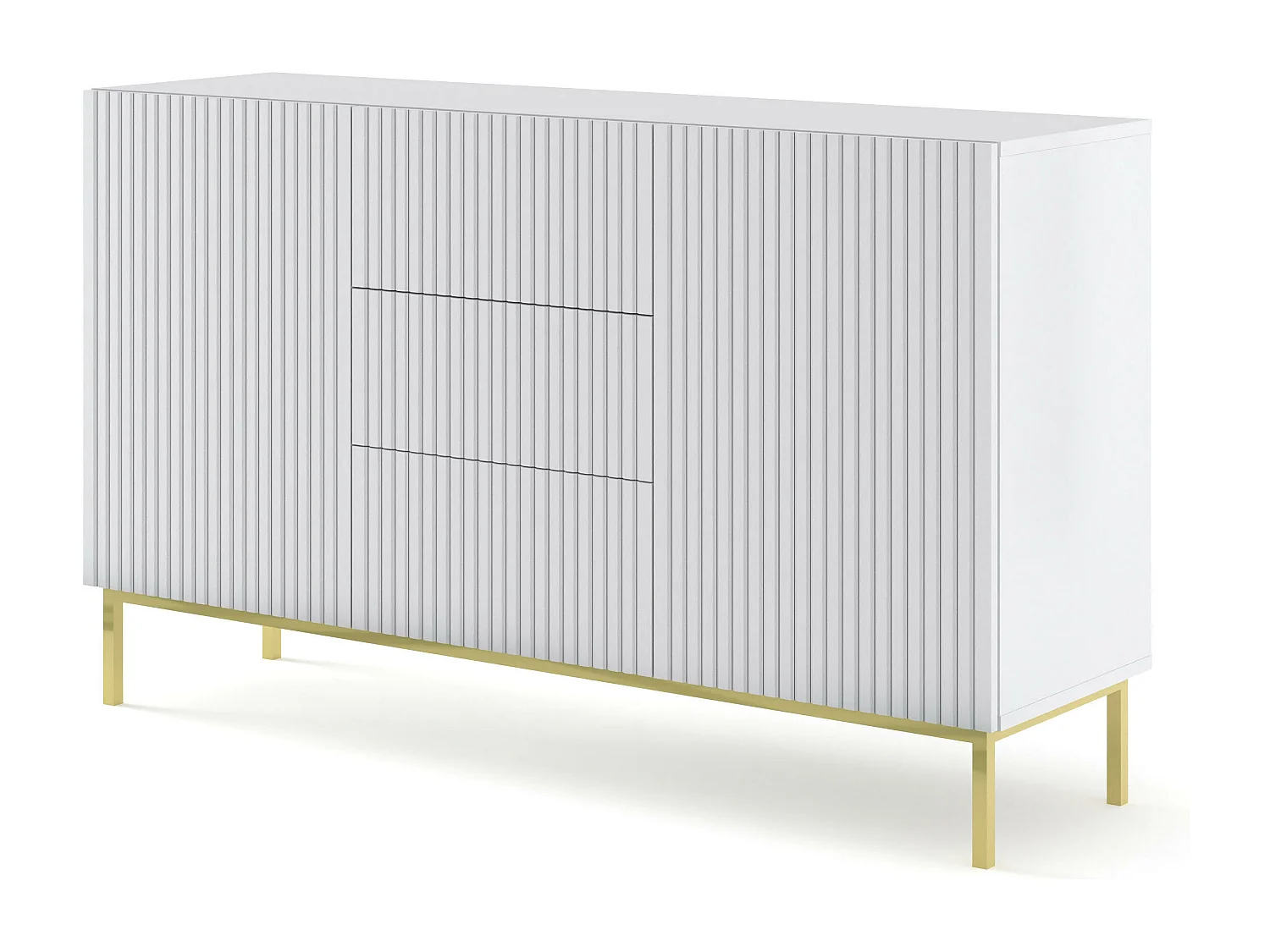 Sideboard RAVENNA B SB150 2D3D 150x42x89 Weiß