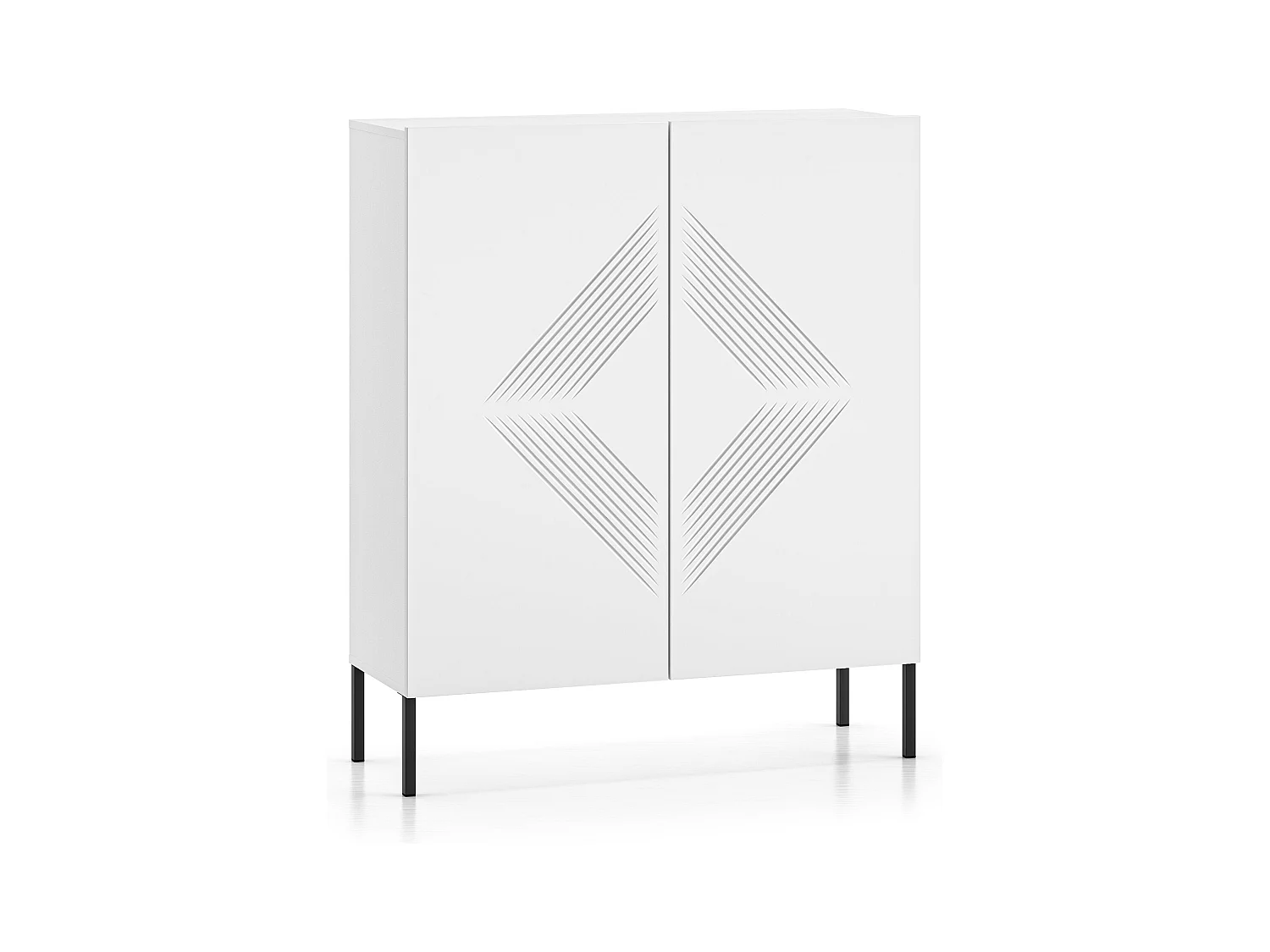 Dressoir CLEARING SB100 2D 100x37x120 Wit