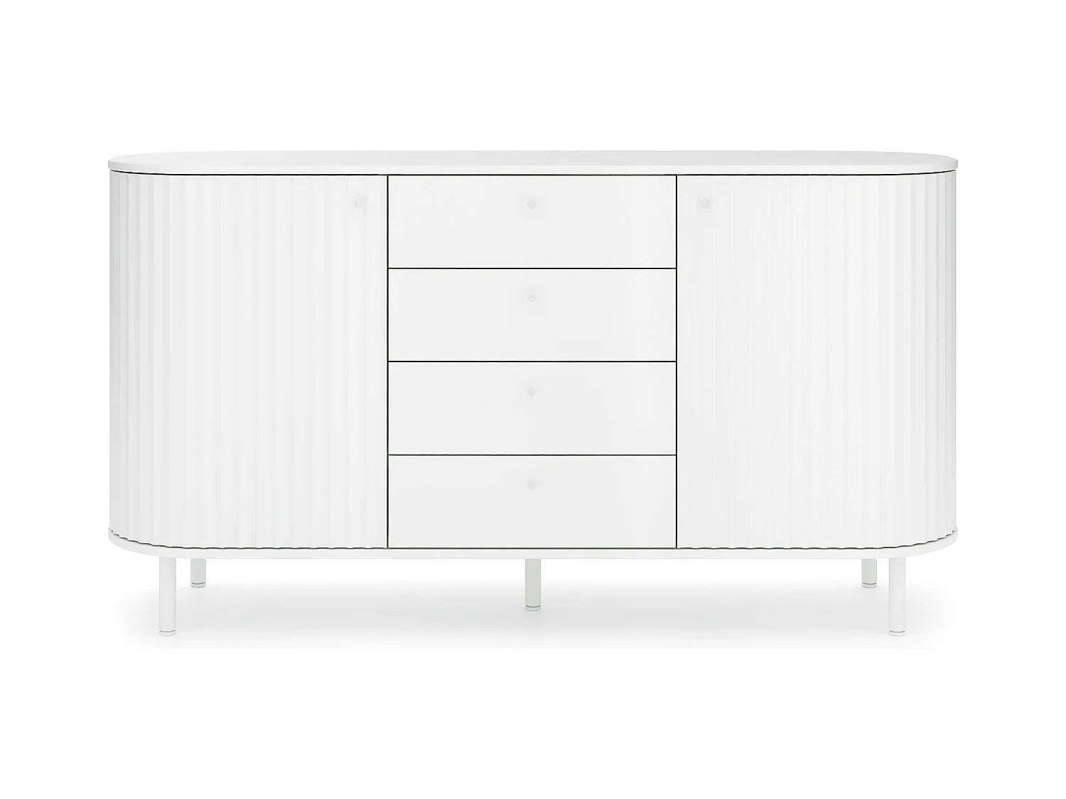 Buffet ELIPS SB156 2D4D 156x48x84 Blanc