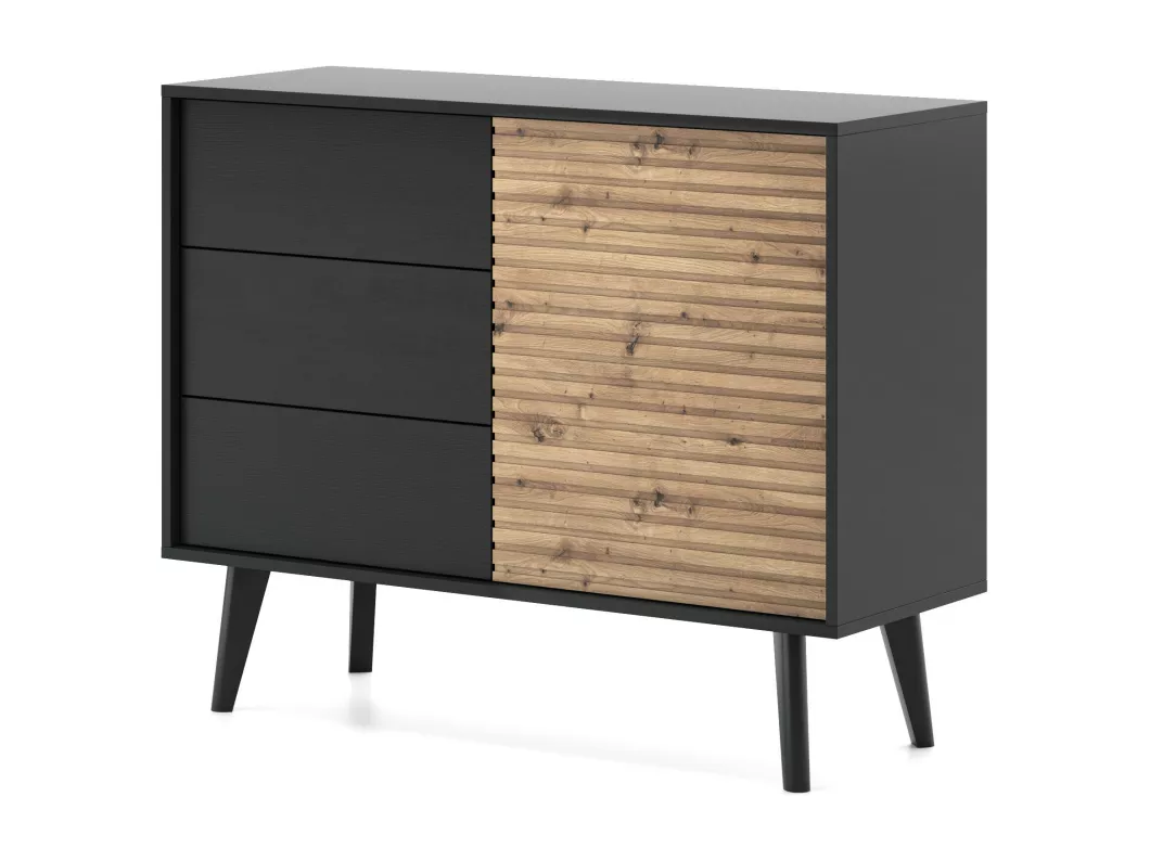 Kauf Unique Sideboard WILLOW SB104 1D3D 104x39x83 Schwarz