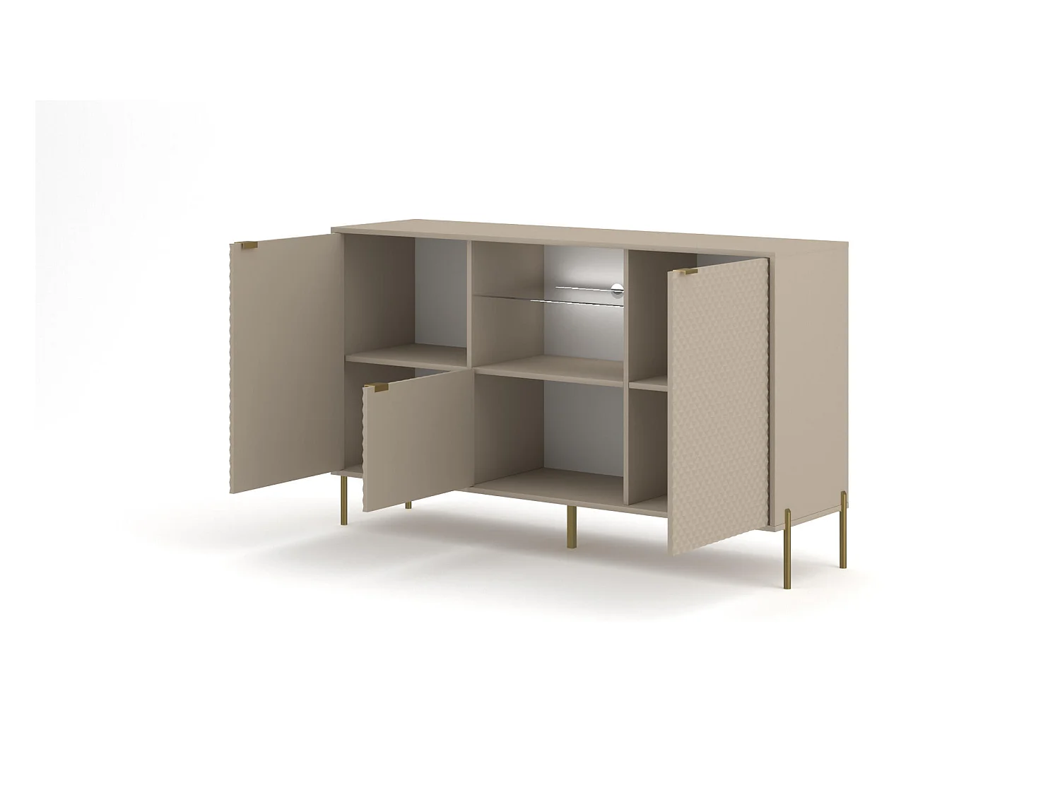 Buffet DIAMO SB156 3D 156x42x91 Beige
