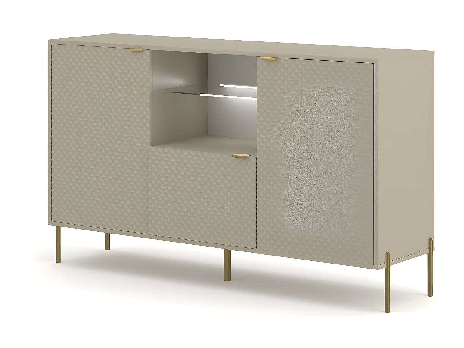 Buffet DIAMO SB156 3D 156x42x91 Beige