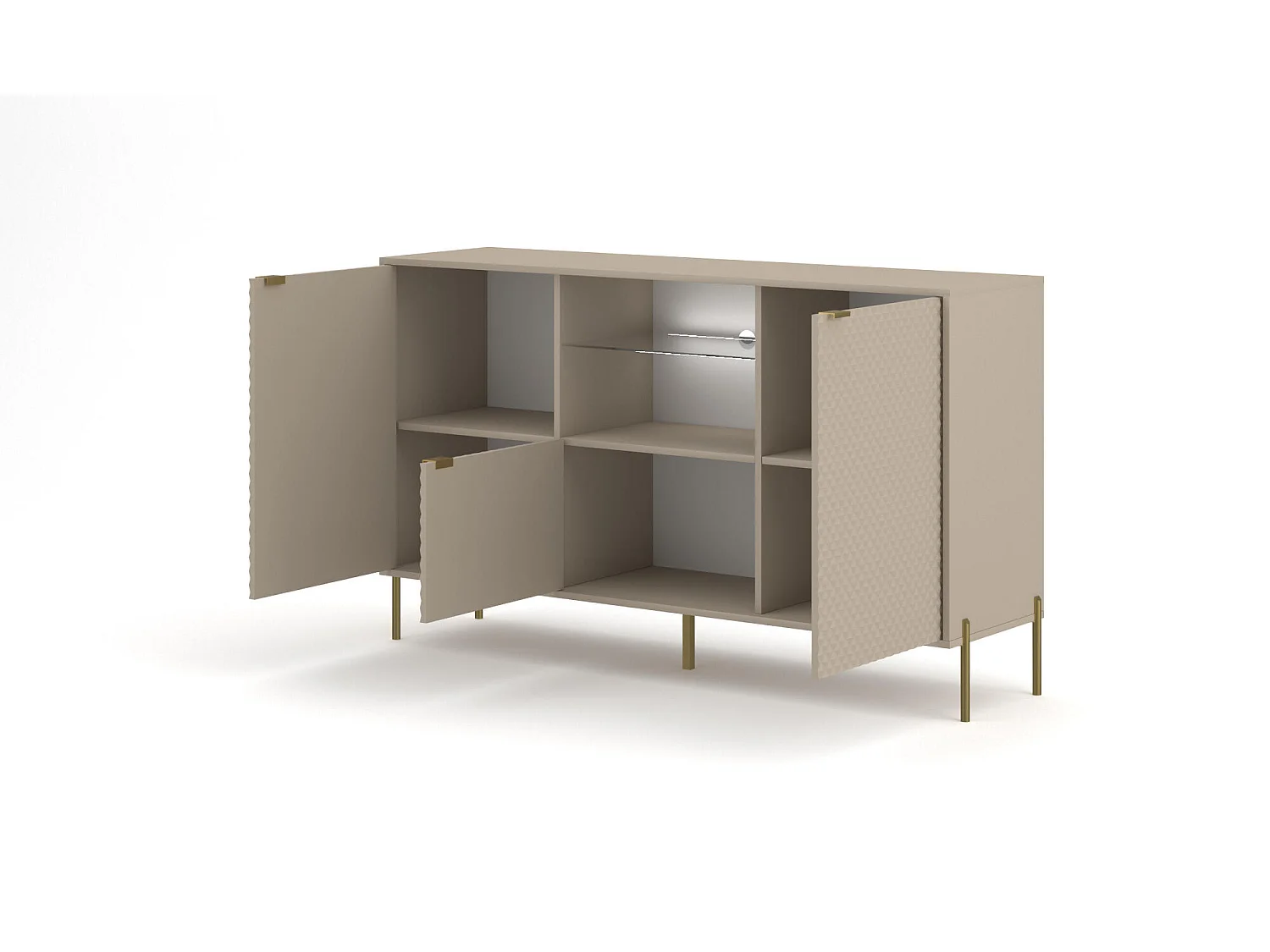 Buffet DIAMO SB156 3D 156x42x91 Beige