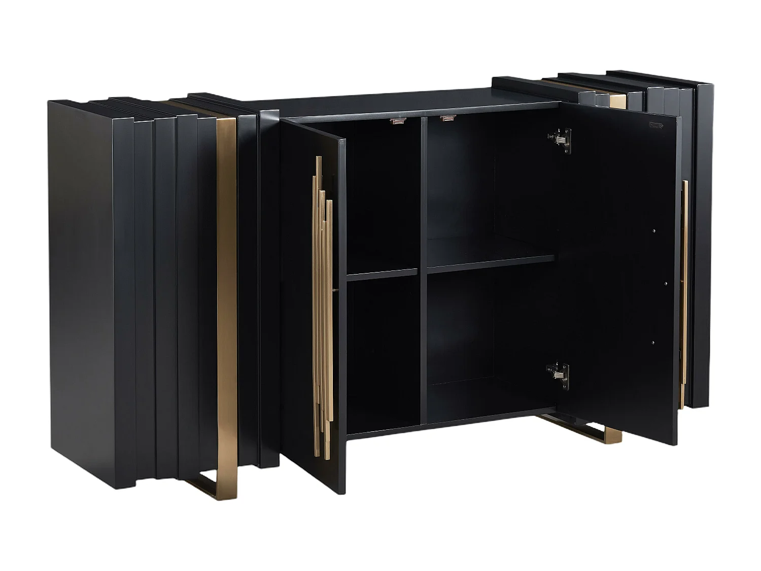 Dressoir STILIG SB160 2D 160x40x90 Zwart