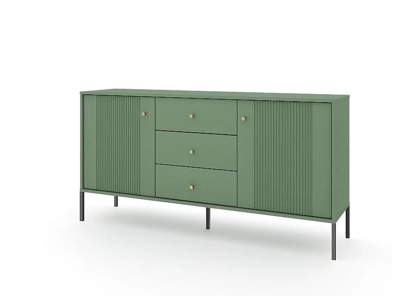 Credenza ISEO SB154 2D3D 154x39x79 Verde