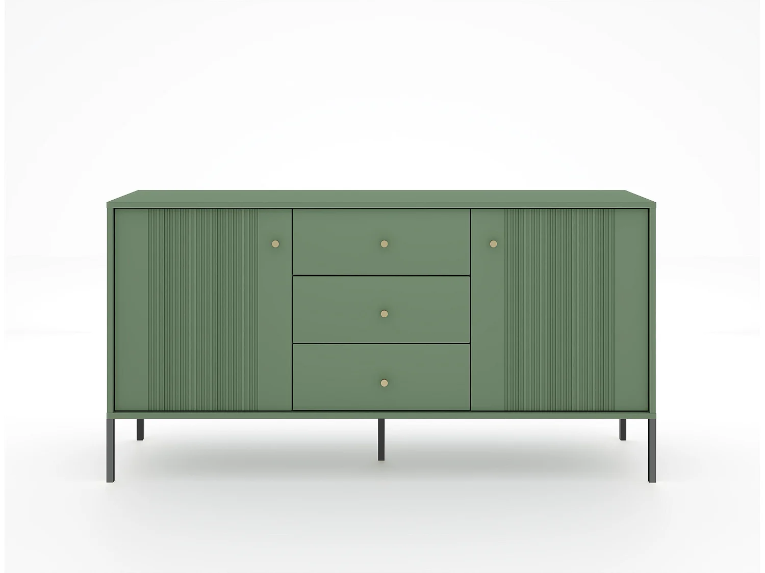 Aparador ISEO SB154 2D3D 154x39x79 Verde