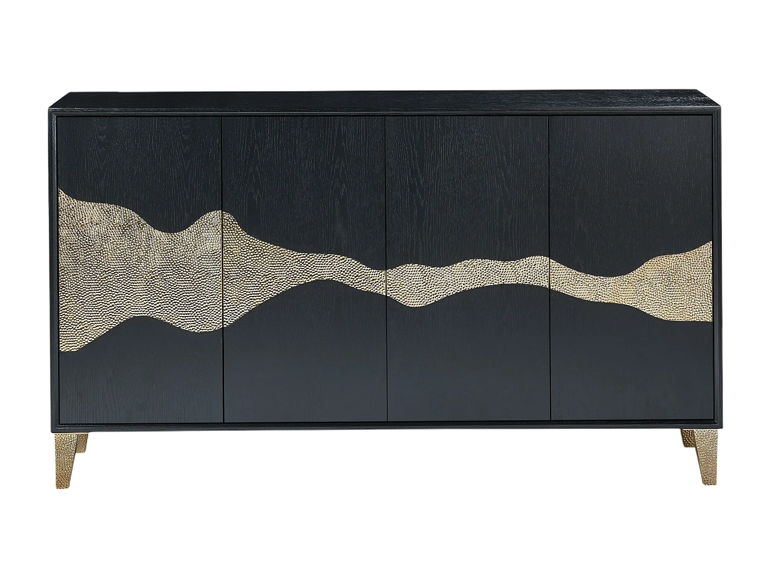 Dressoir STILIG SB150 4D 150x40x86 Zwart