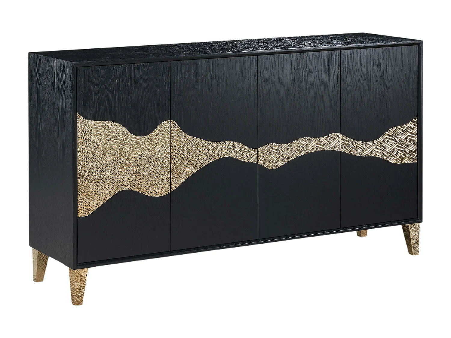 Dressoir STILIG SB150 4D 150x40x86 Zwart