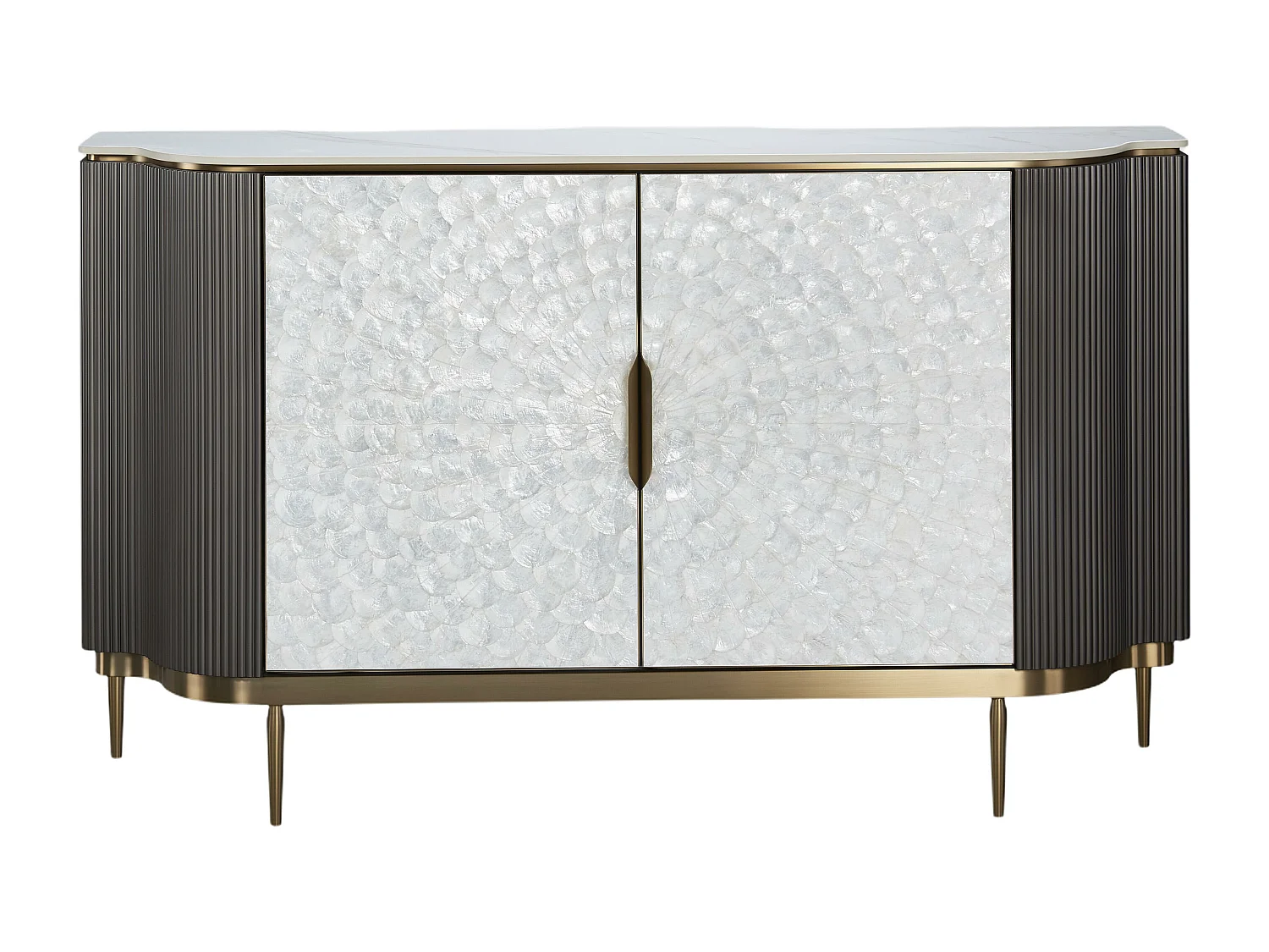 Aparador STILIG SB150 2D 150x40x88 Cinzaescuro