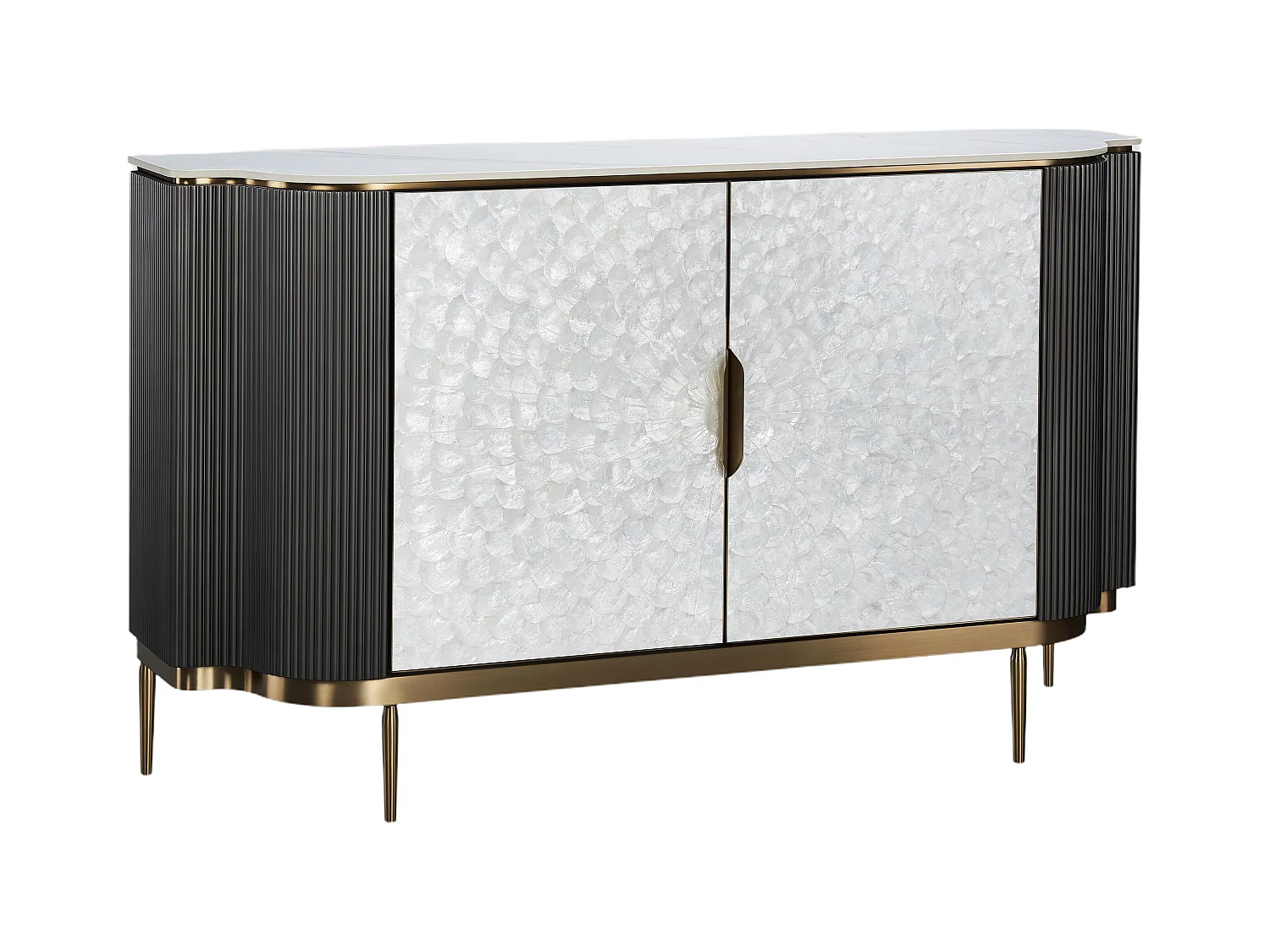 Buffet STILIG SB150 2D 150x40x88 Grisfoncé