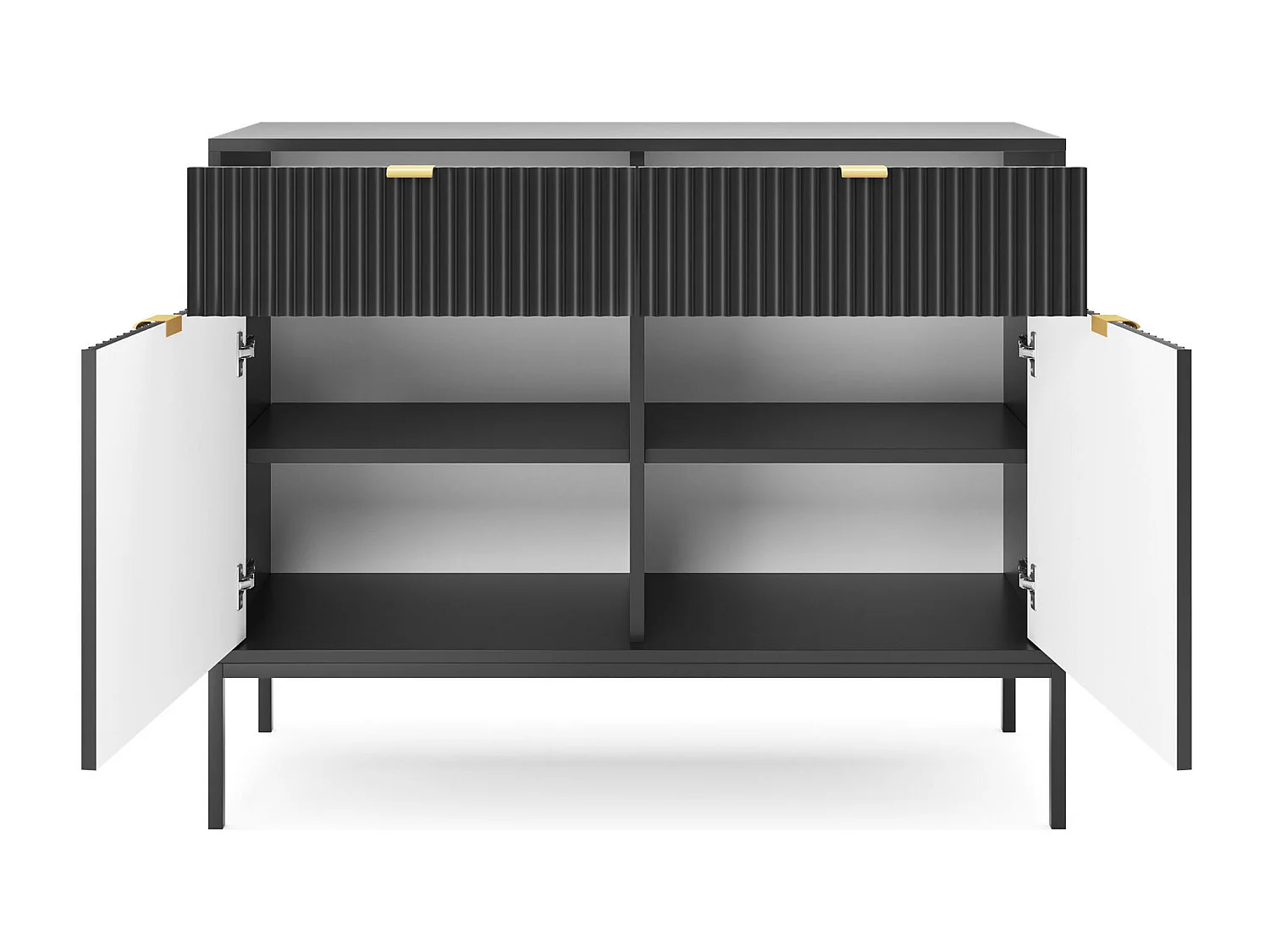 Dressoir AVON SB104 2D2D 104x39x83 Zwart