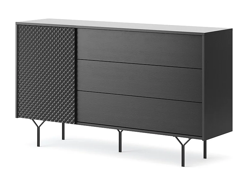 Buffet RAVEN SB144 1D3D 144x38x83 Noir