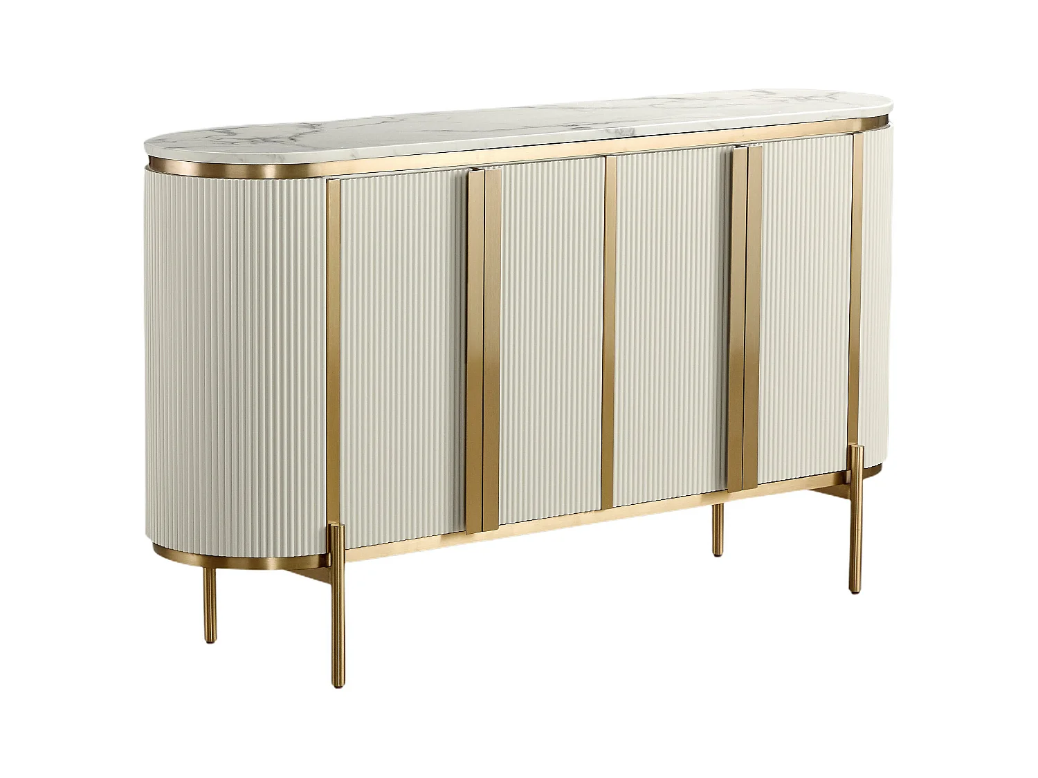 Buffet STILIG SB160 4D 160x40x90 Blanc