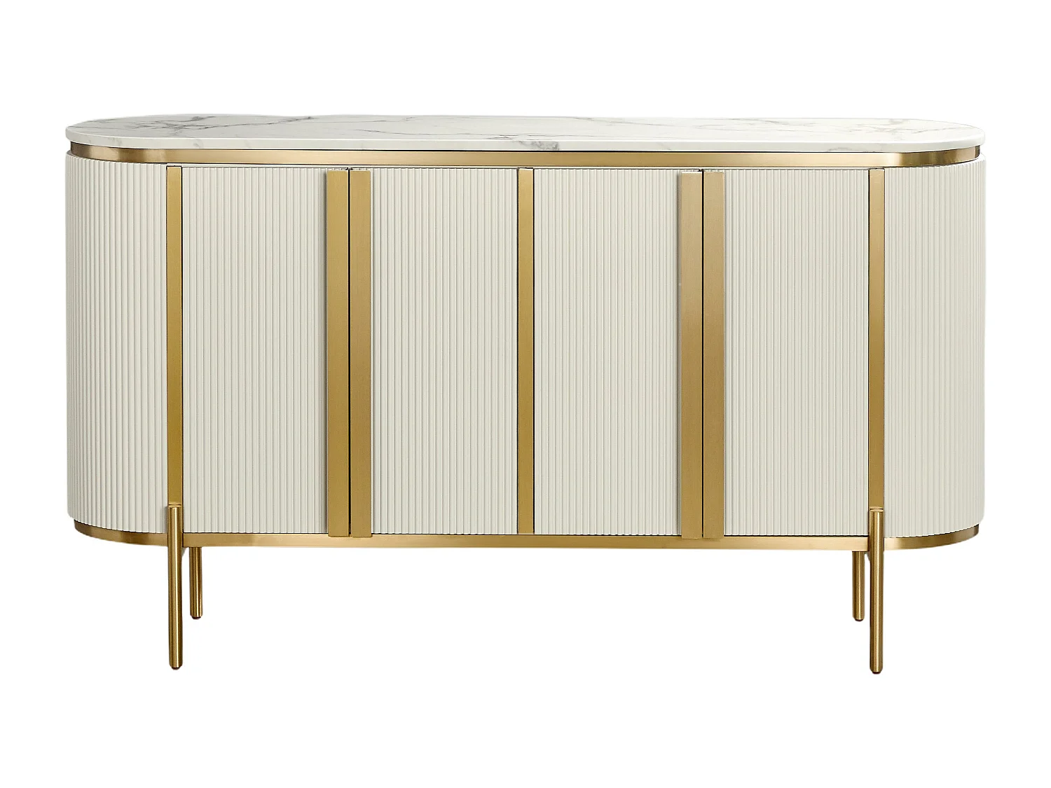 Buffet STILIG SB160 4D 160x40x90 Blanc