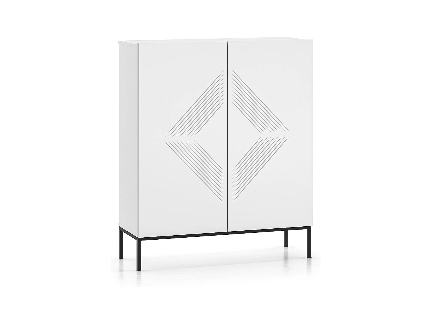 Credenza CLEARING SB100 2D 100x37x120 Bianco